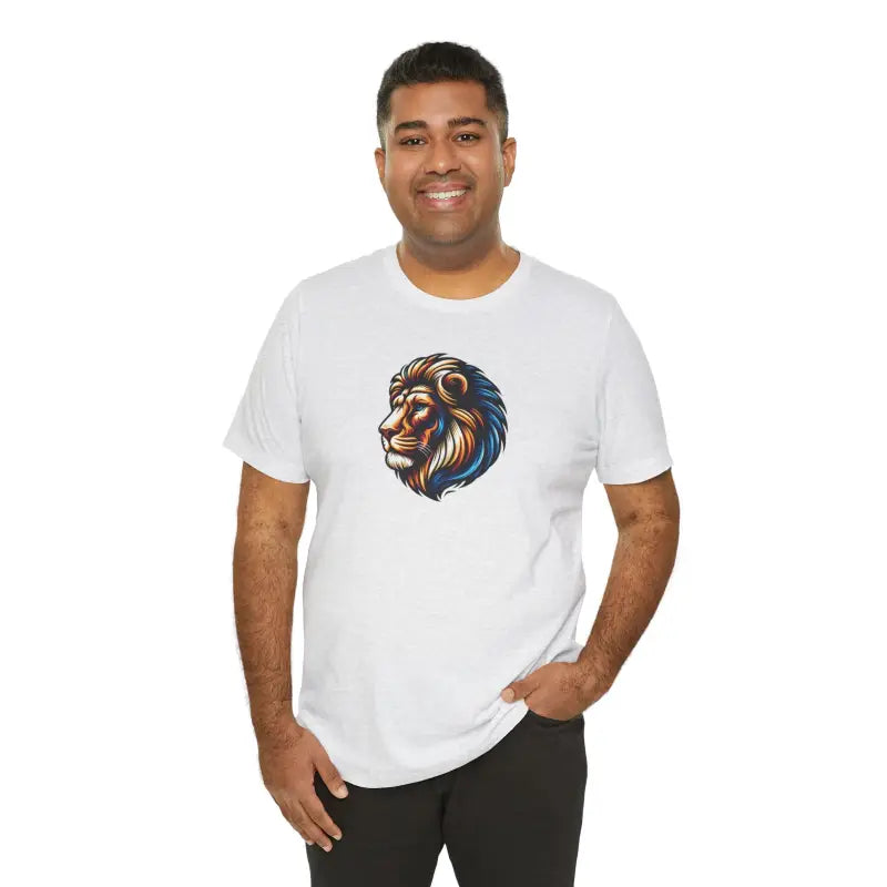 Lion Roar Unisex Jersey Tee - Soft Cotton Short Sleeve - DipaliZ
