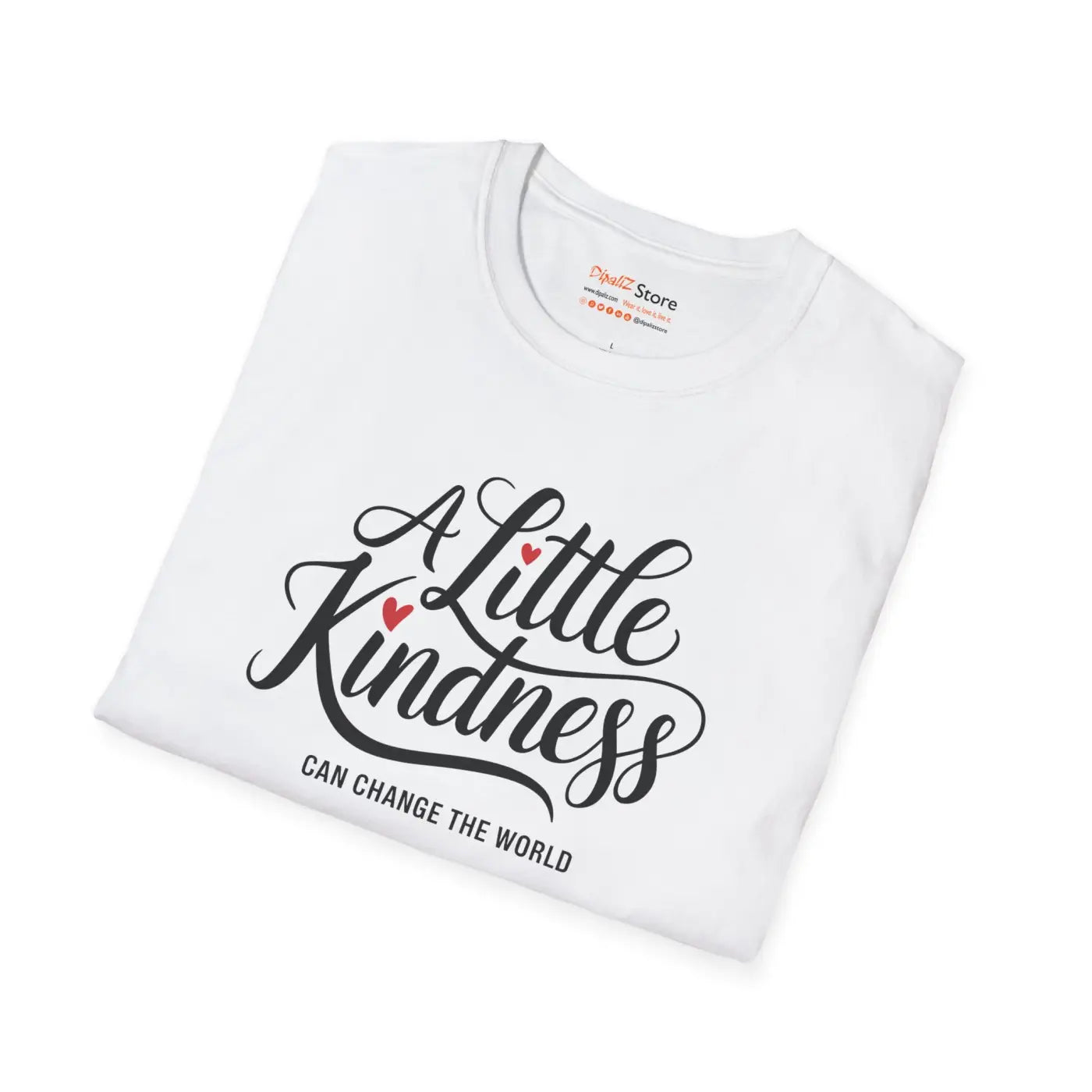 Spread Kindness Unisex Softstyle Tee - Positive Vibes - DipaliZ