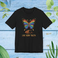 Live Your Truth Butterfly Tee - Unisex Jersey Pride - DipaliZ