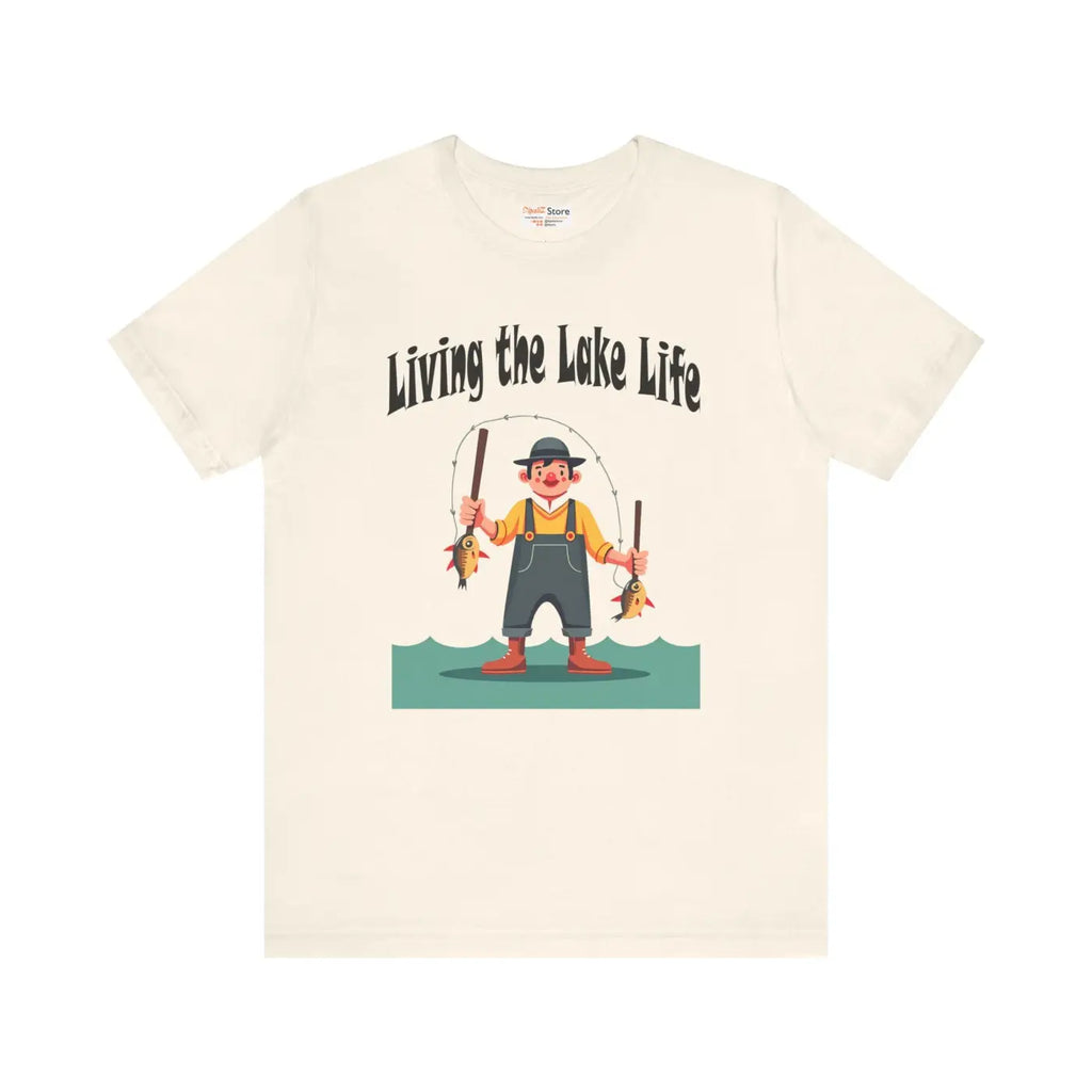 Unisex Jersey Short Sleeve Tee - Lake Life Vibes - DipaliZ