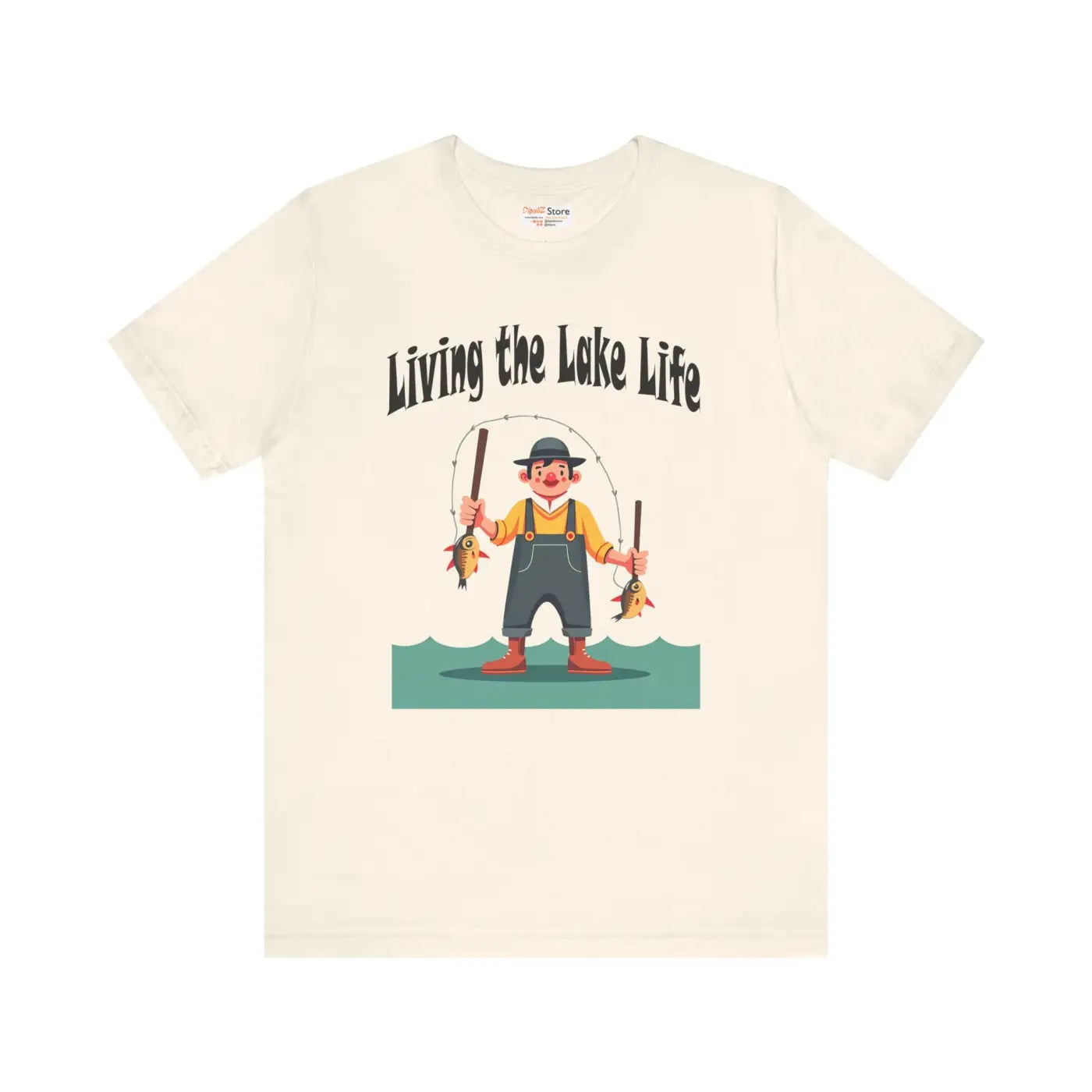 Unisex Jersey Short Sleeve Tee - Lake Life Vibes - DipaliZ