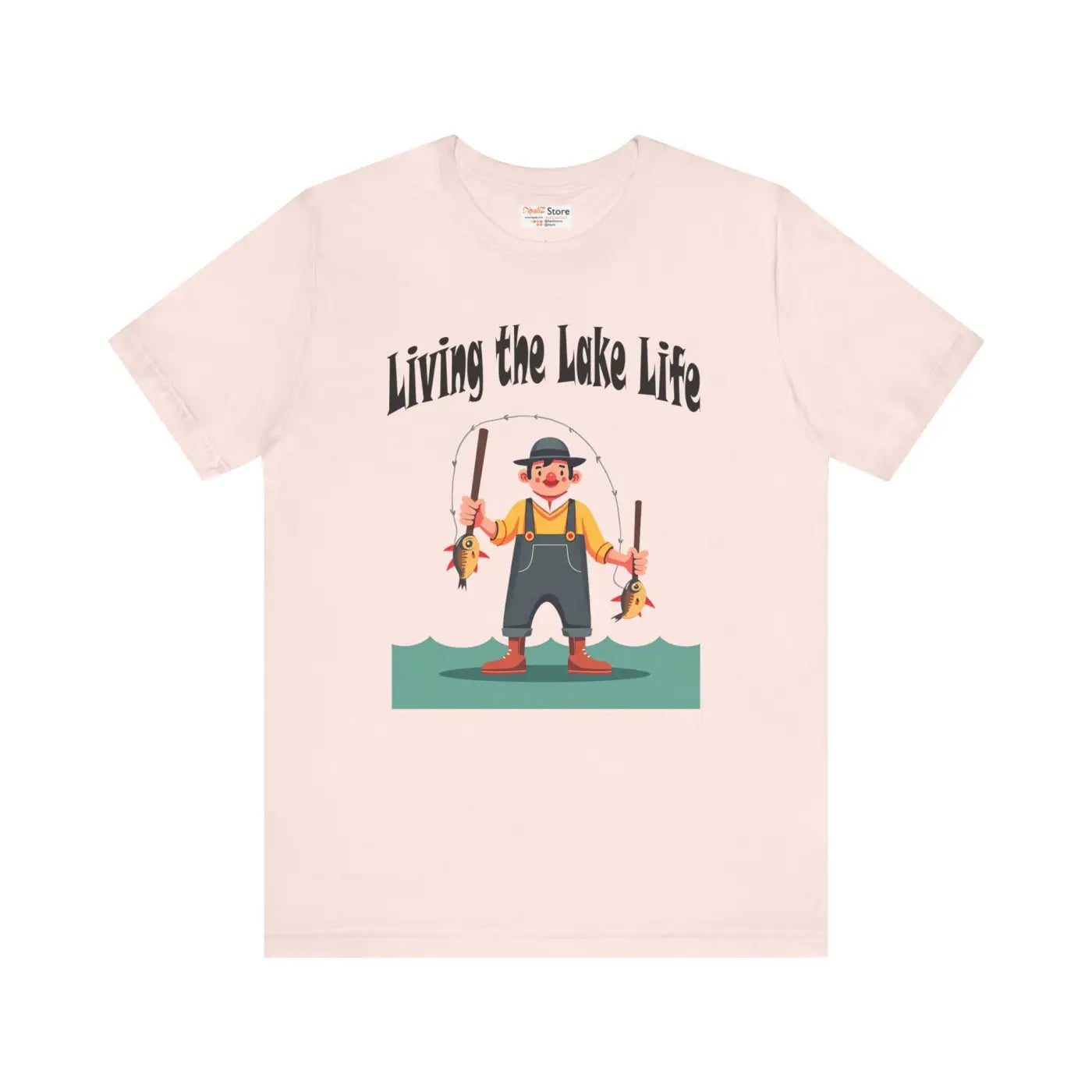 Unisex Jersey Short Sleeve Tee - Lake Life Vibes - DipaliZ