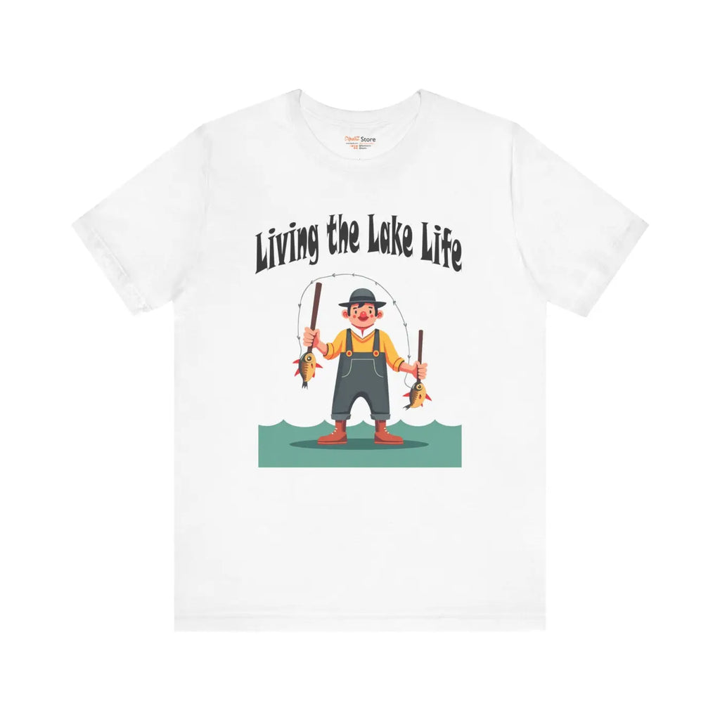 Unisex Jersey Short Sleeve Tee - Lake Life Vibes - DipaliZ