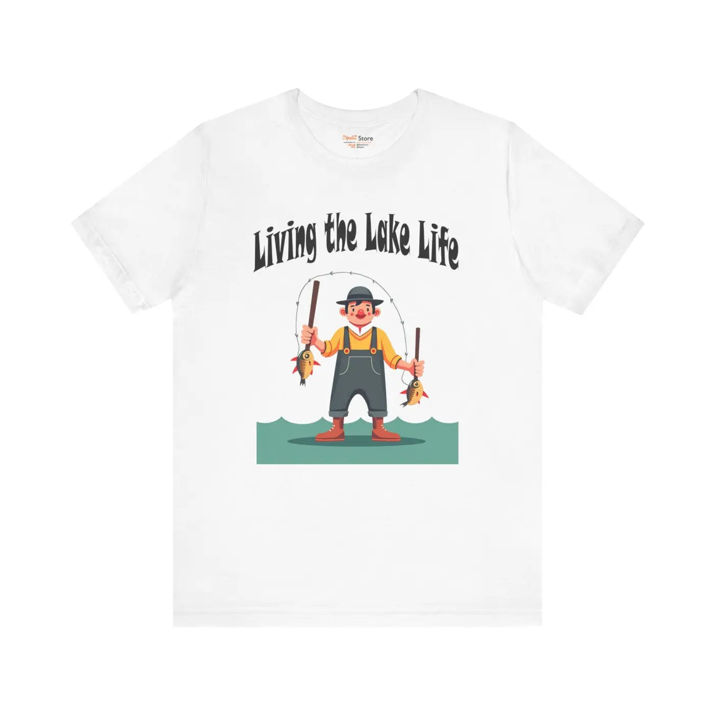 Unisex Jersey Short Sleeve Tee - Lake Life Vibes - DipaliZ
