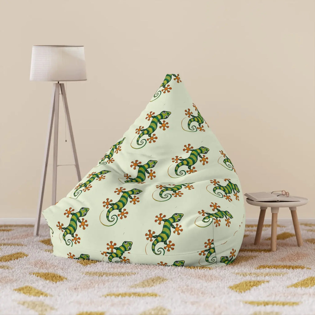 Lizard Bean Bag Cover - Durable Polyester Design - DipaliZ