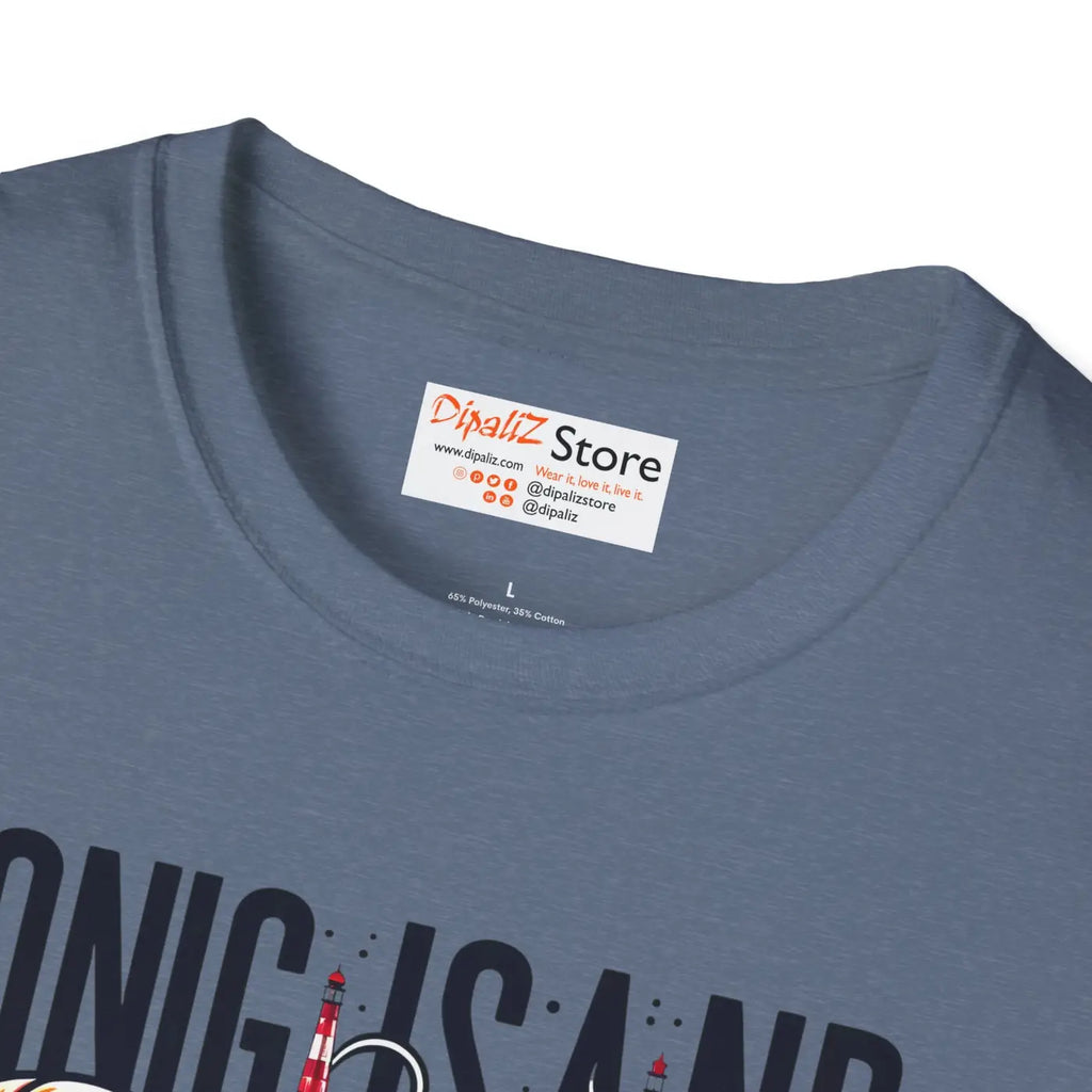 Lobster with Long Island Fisherman Tee - Unisex Comfort - DipaliZ