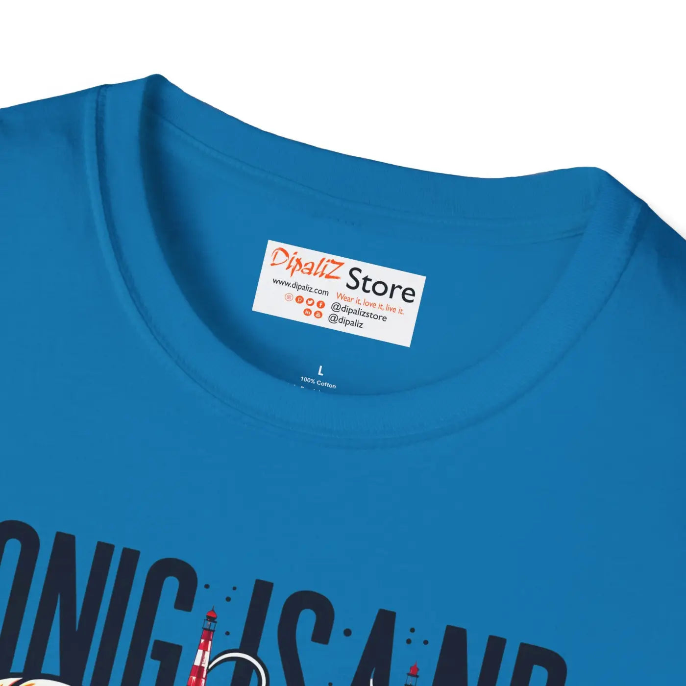 Lobster with Long Island Fisherman Tee - Unisex Comfort - DipaliZ
