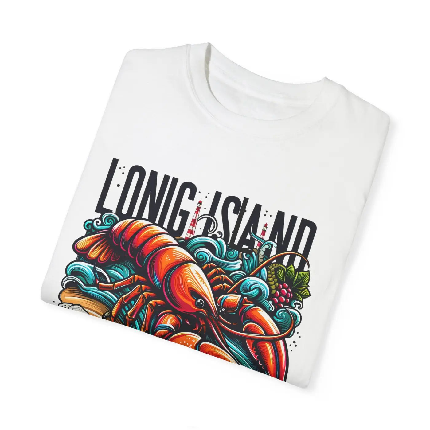Long Island Lobster Tee - Comfort Colors Garment Dyed - DipaliZ