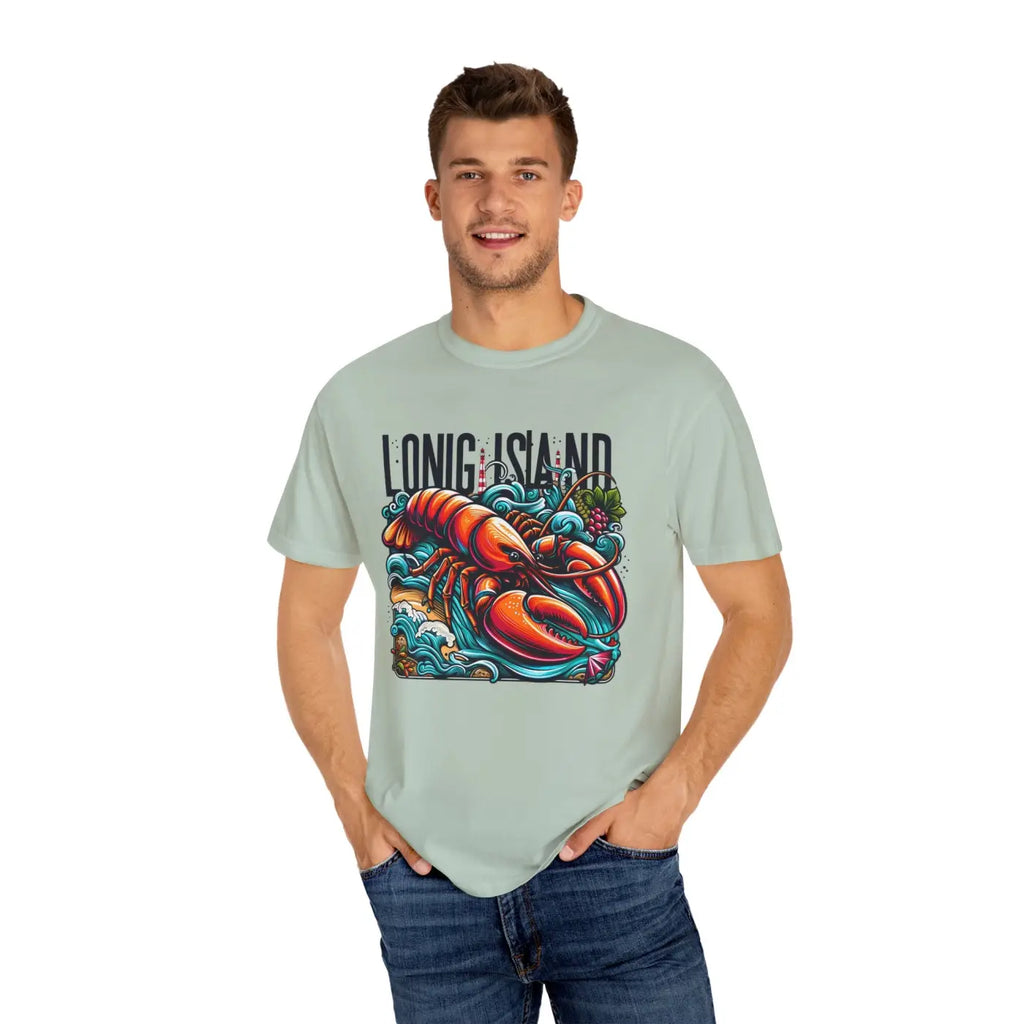 Long Island Lobster Tee - Comfort Colors Garment Dyed - DipaliZ
