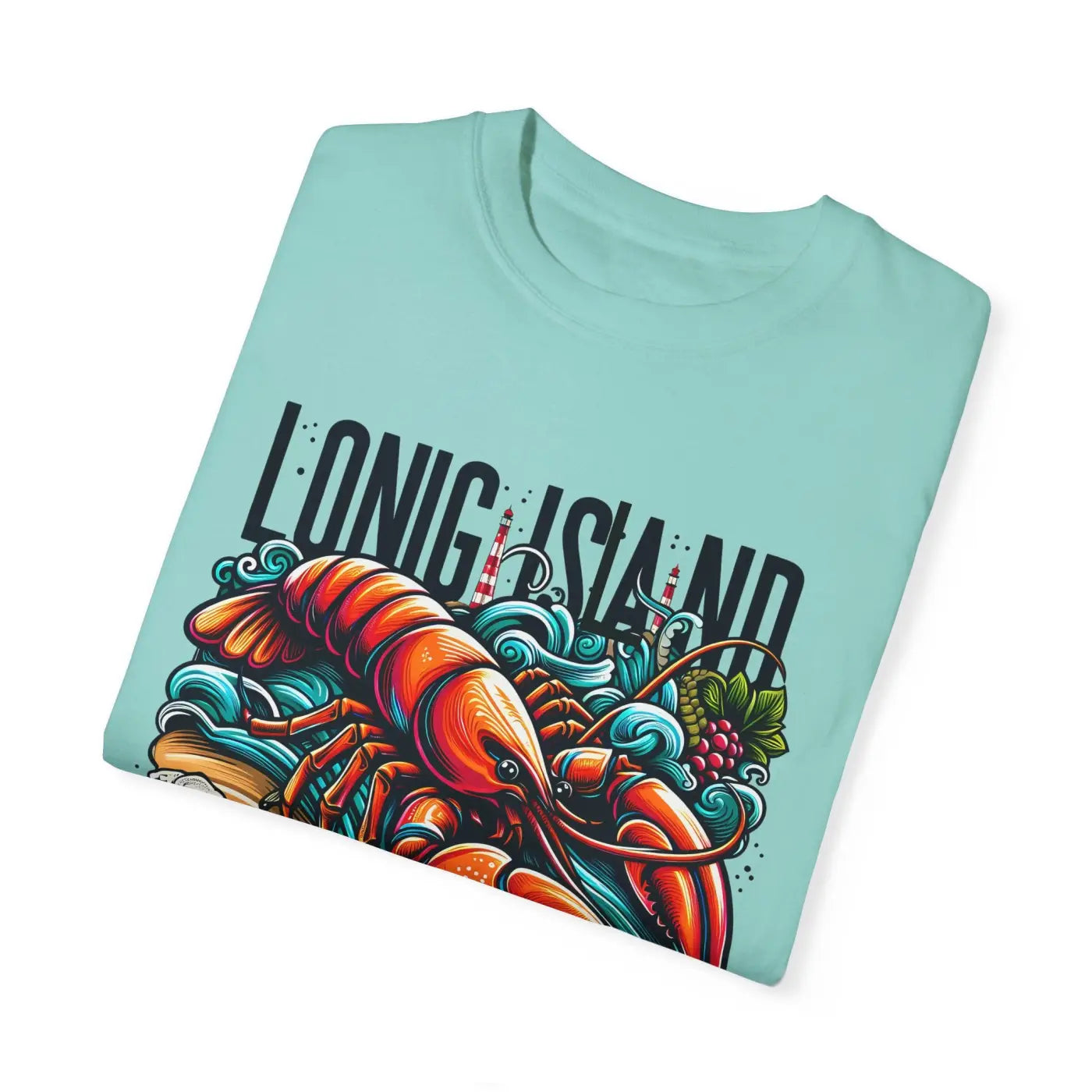 Long Island Lobster Tee - Comfort Colors Garment Dyed - DipaliZ