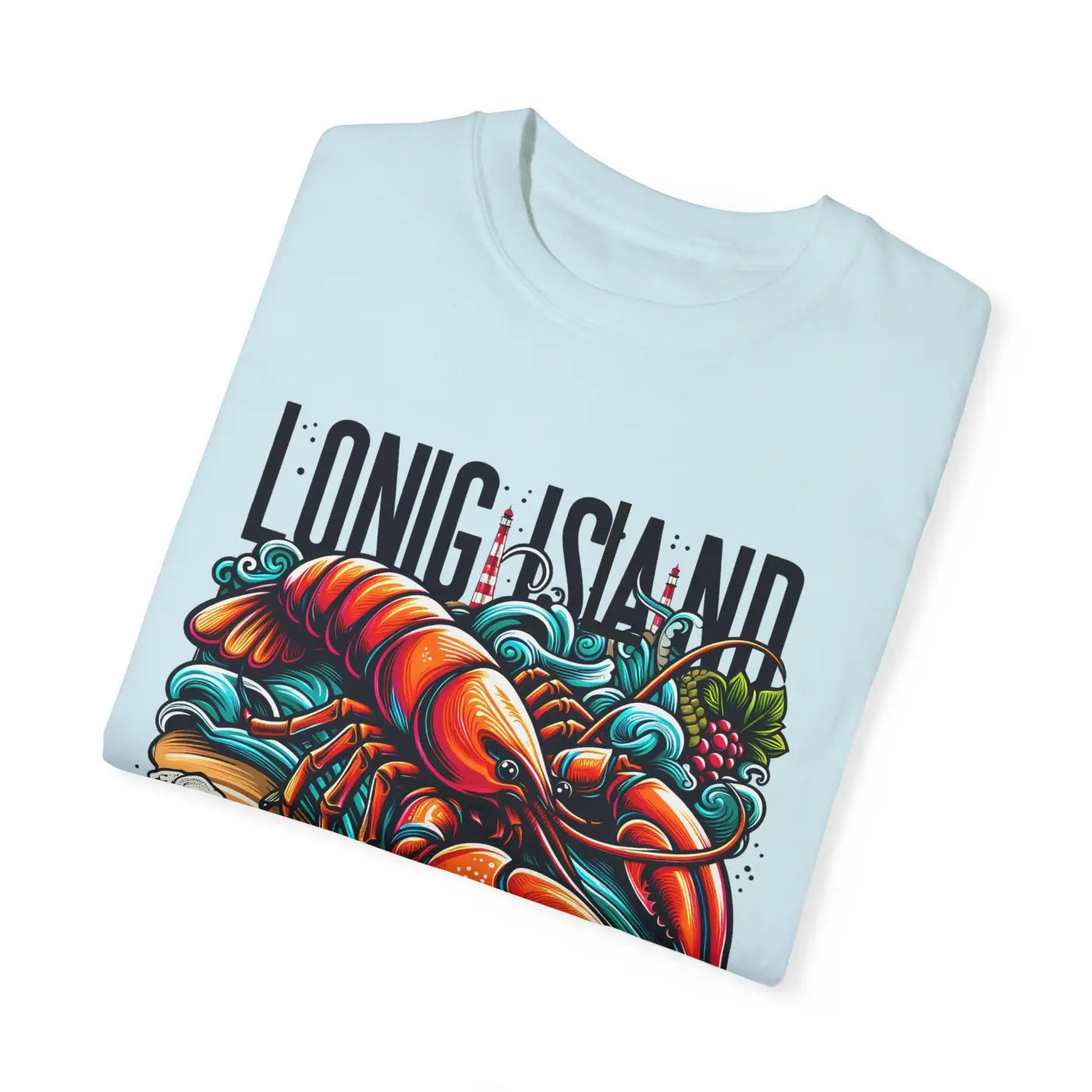 Long Island Lobster Tee - Comfort Colors Garment Dyed - DipaliZ