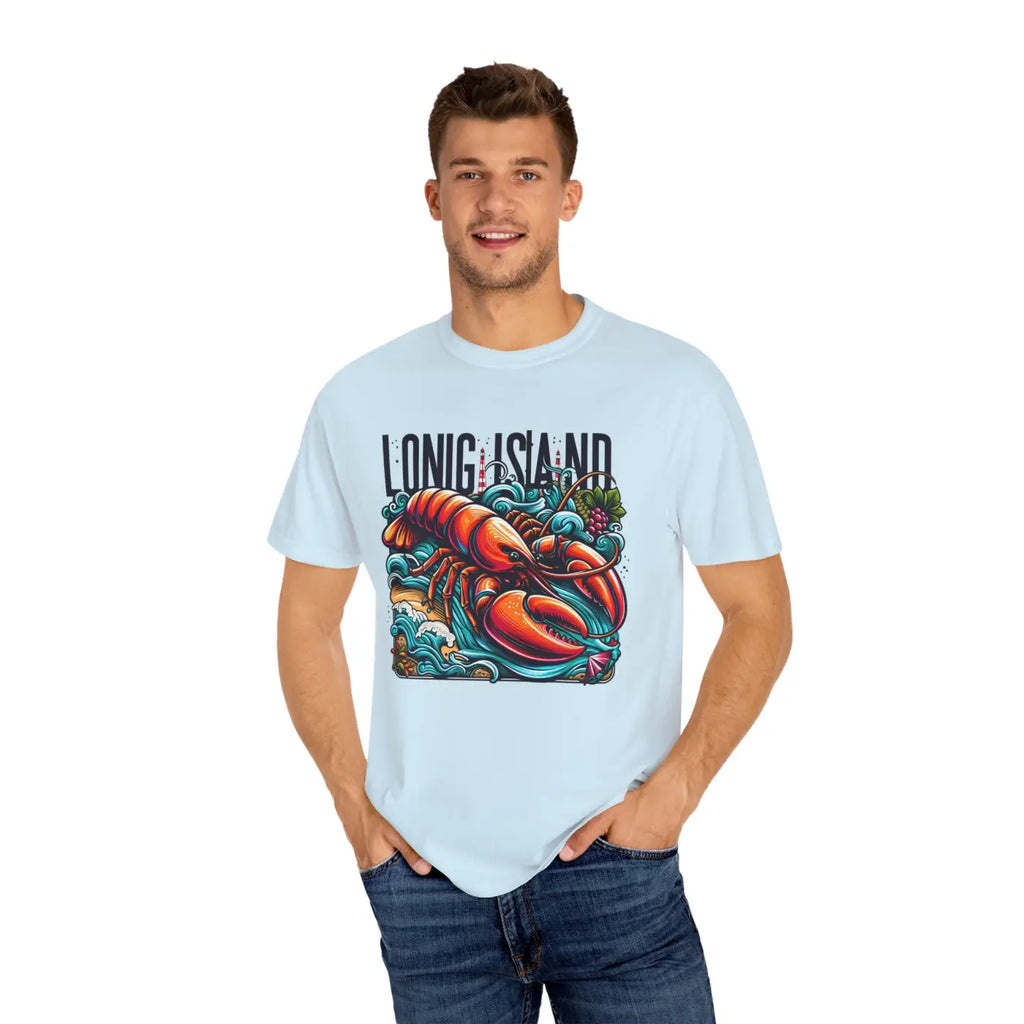 Long Island Lobster Tee - Comfort Colors Garment Dyed - DipaliZ