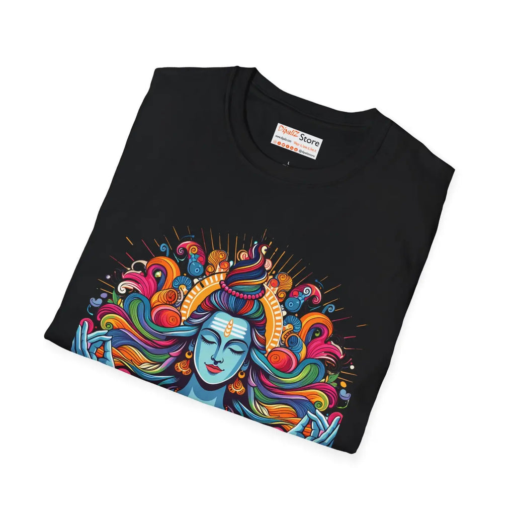 Divine Lord Shiva Unisex Softstyle Cotton Tee - DipaliZ