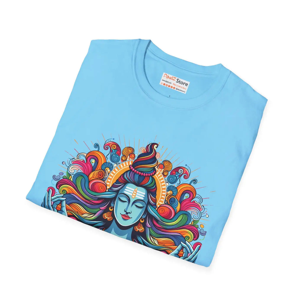 Divine Lord Shiva Unisex Softstyle Cotton Tee - DipaliZ