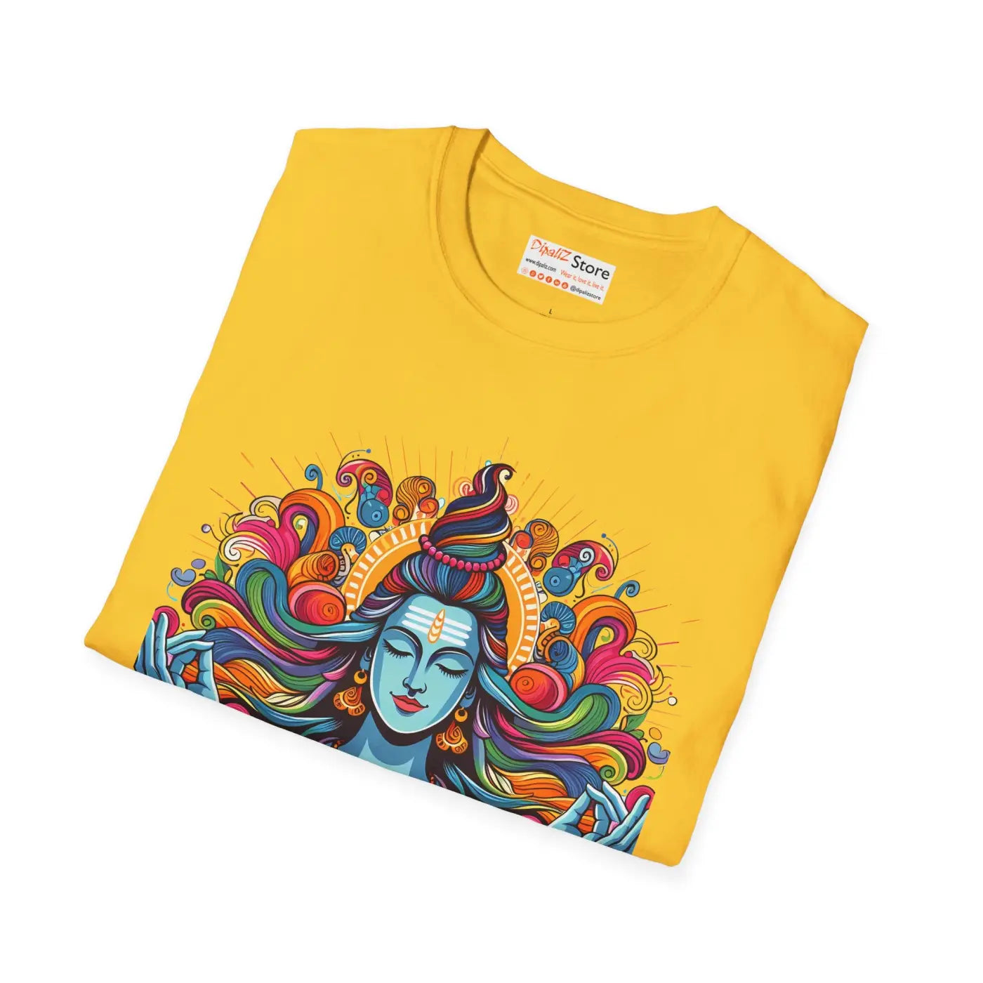 Divine Lord Shiva Unisex Softstyle Cotton Tee - DipaliZ