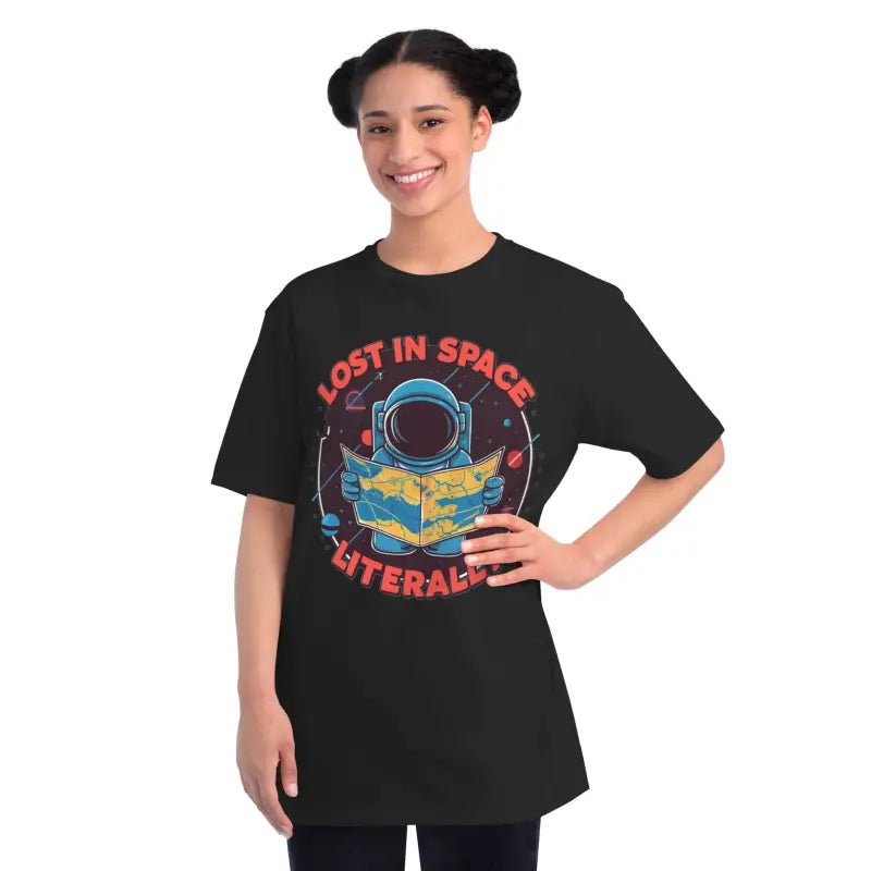 Space Tees - Lost In Space Astronaut Map Design - DipaliZ