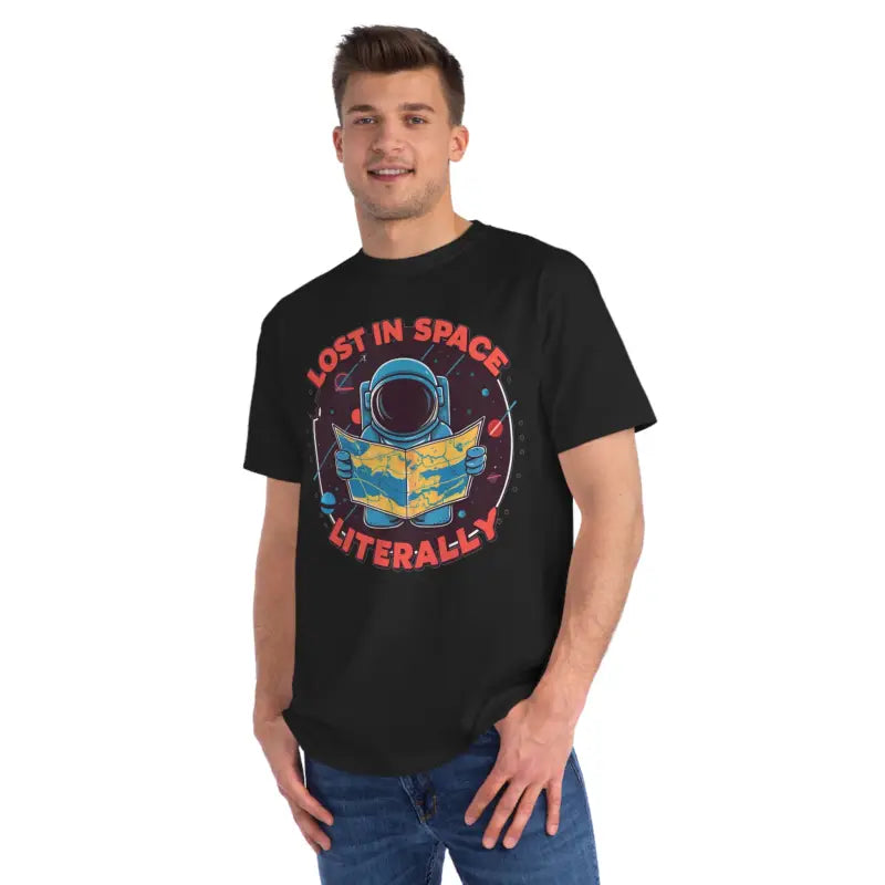 Space Tees - Lost In Space Astronaut Map Design - DipaliZ