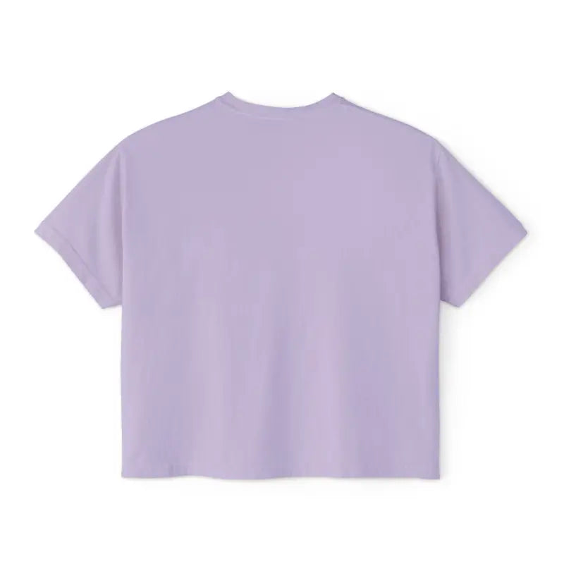 Lotus Flower Boxy Tee - Relaxed Fit Women's Top - DipaliZ