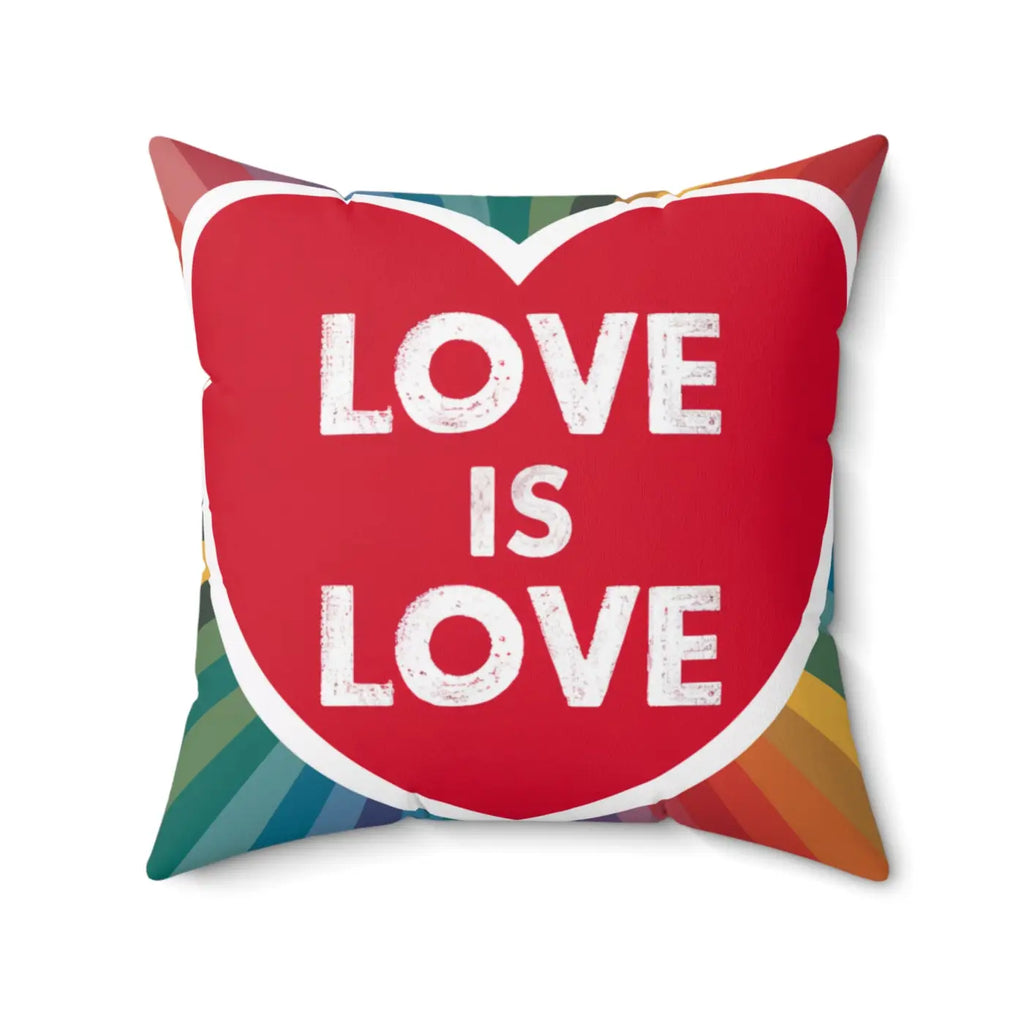 Gay Pride Pillows - Vibrant Polyester Throw Pillows - DipaliZ