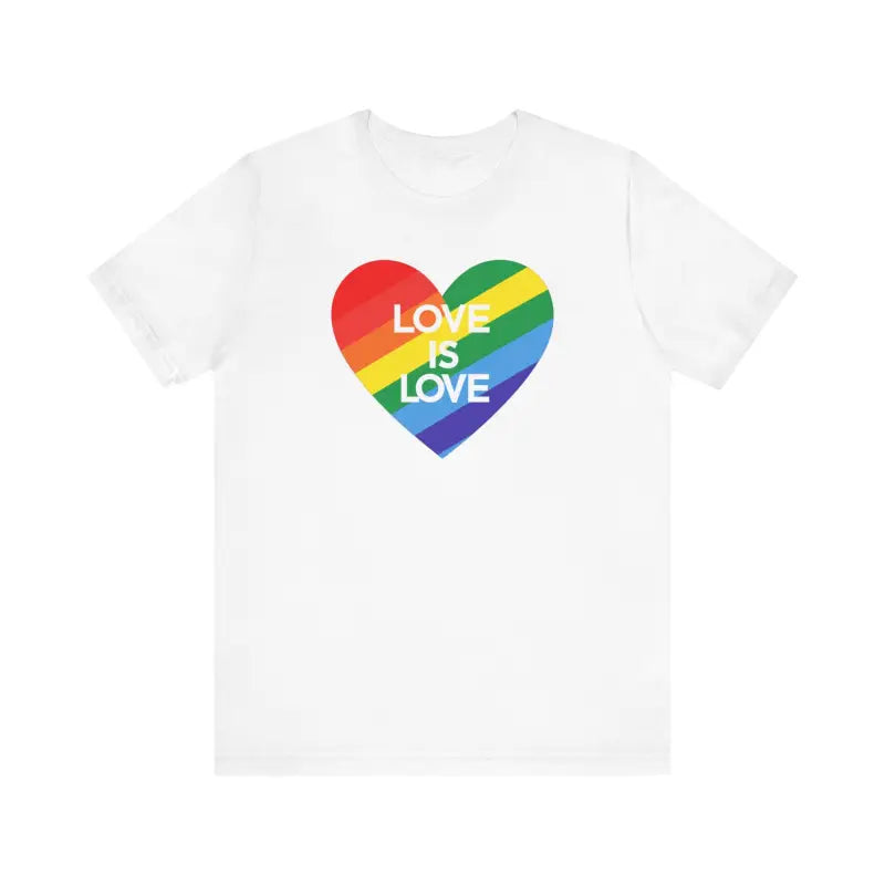 Love Is Love Tee - Unisex Gay Pride Jersey - DipaliZ