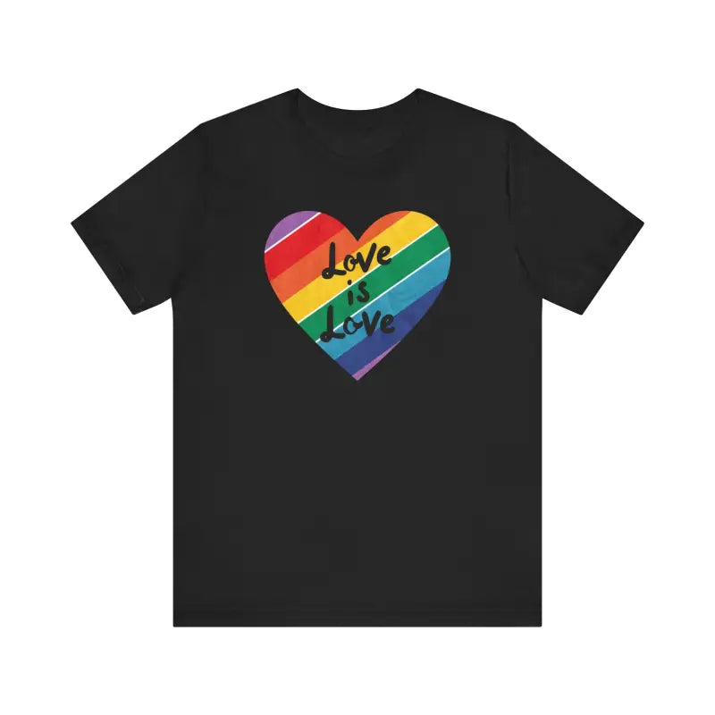 Love Is Love Gay Tee - Jersey Short Sleeve Pride - DipaliZ