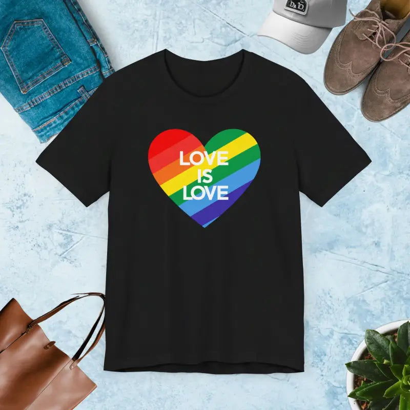 Love Is Love Tee - Unisex Gay Pride Jersey - DipaliZ