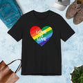Love Is Love Tee - Unisex Gay Pride Jersey - DipaliZ