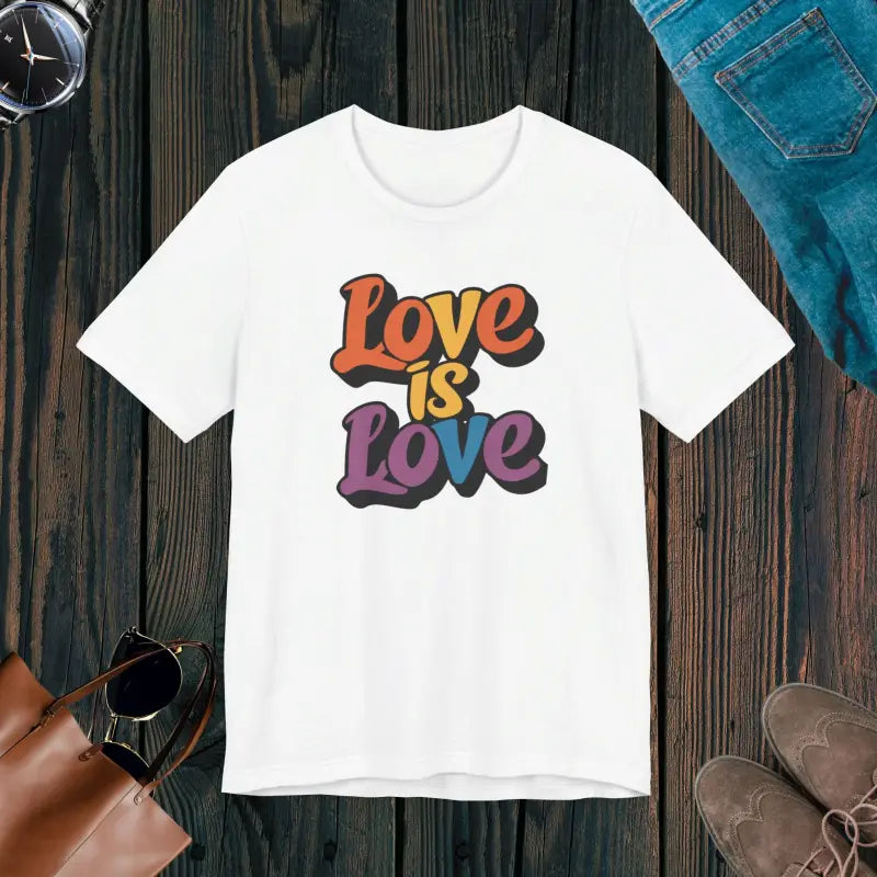 Love is Love Pride Tee - Unisex Jersey for Equality - DipaliZ
