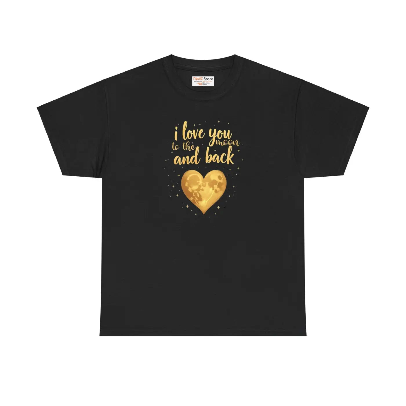 To the Moon and Back Unisex Heavy Cotton Tee - Low Heat - DipaliZ