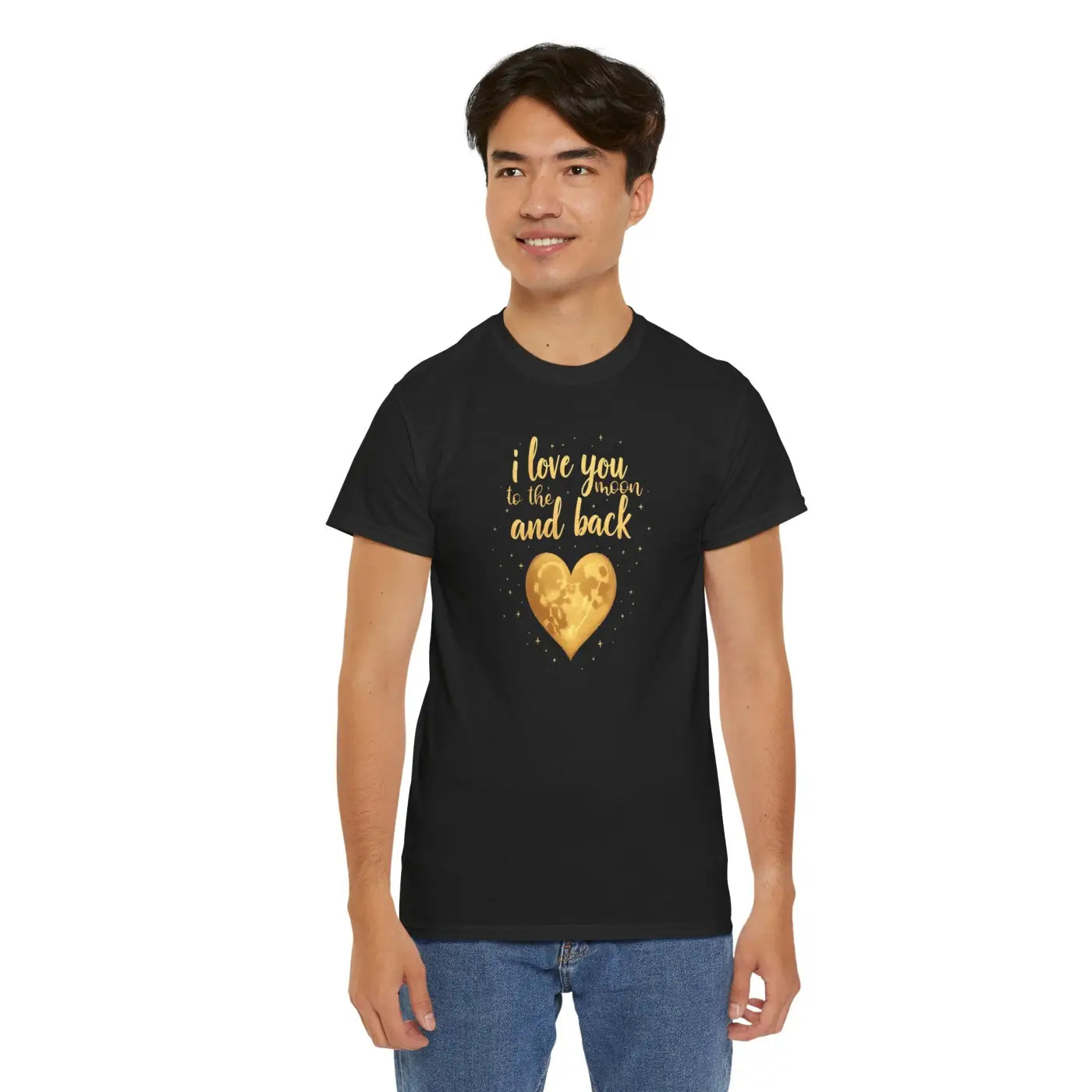 To the Moon and Back Unisex Heavy Cotton Tee - Low Heat - DipaliZ