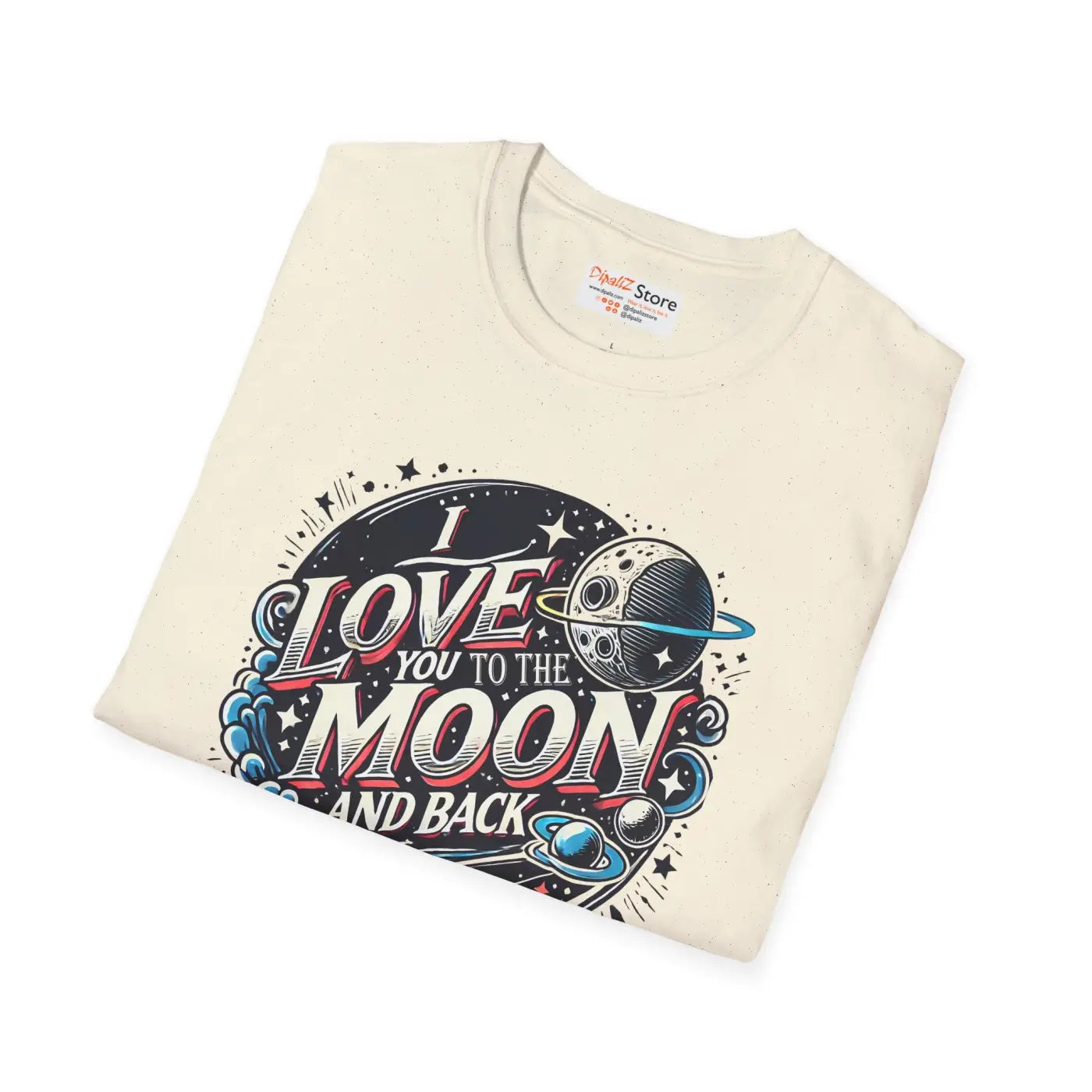 Unisex Softstyle Tee - Love You to the Moon and Back - DipaliZ
