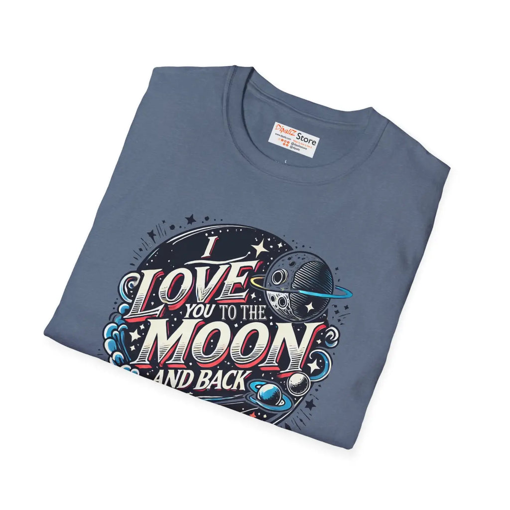 Unisex Softstyle Tee - Love You to the Moon and Back - DipaliZ
