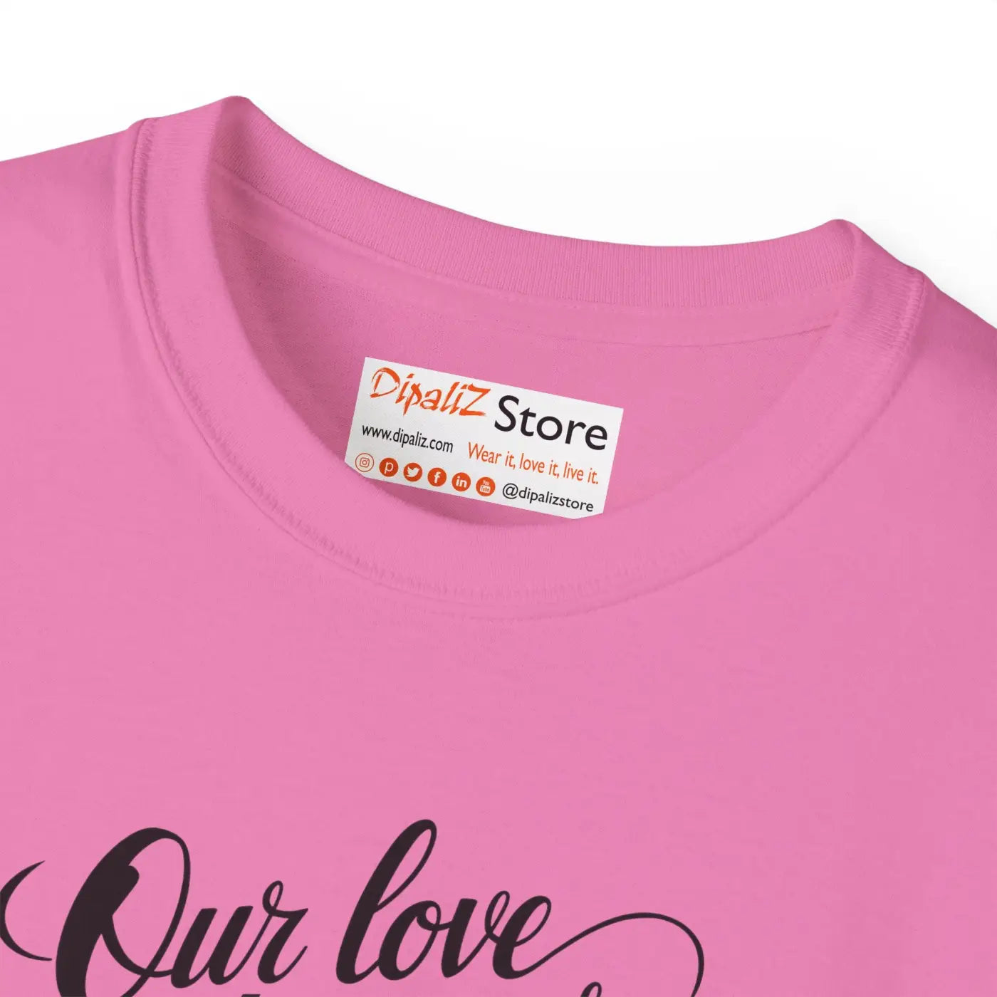 Unleash Love Ultra Cotton Tee Radiates Confidence - DipaliZ