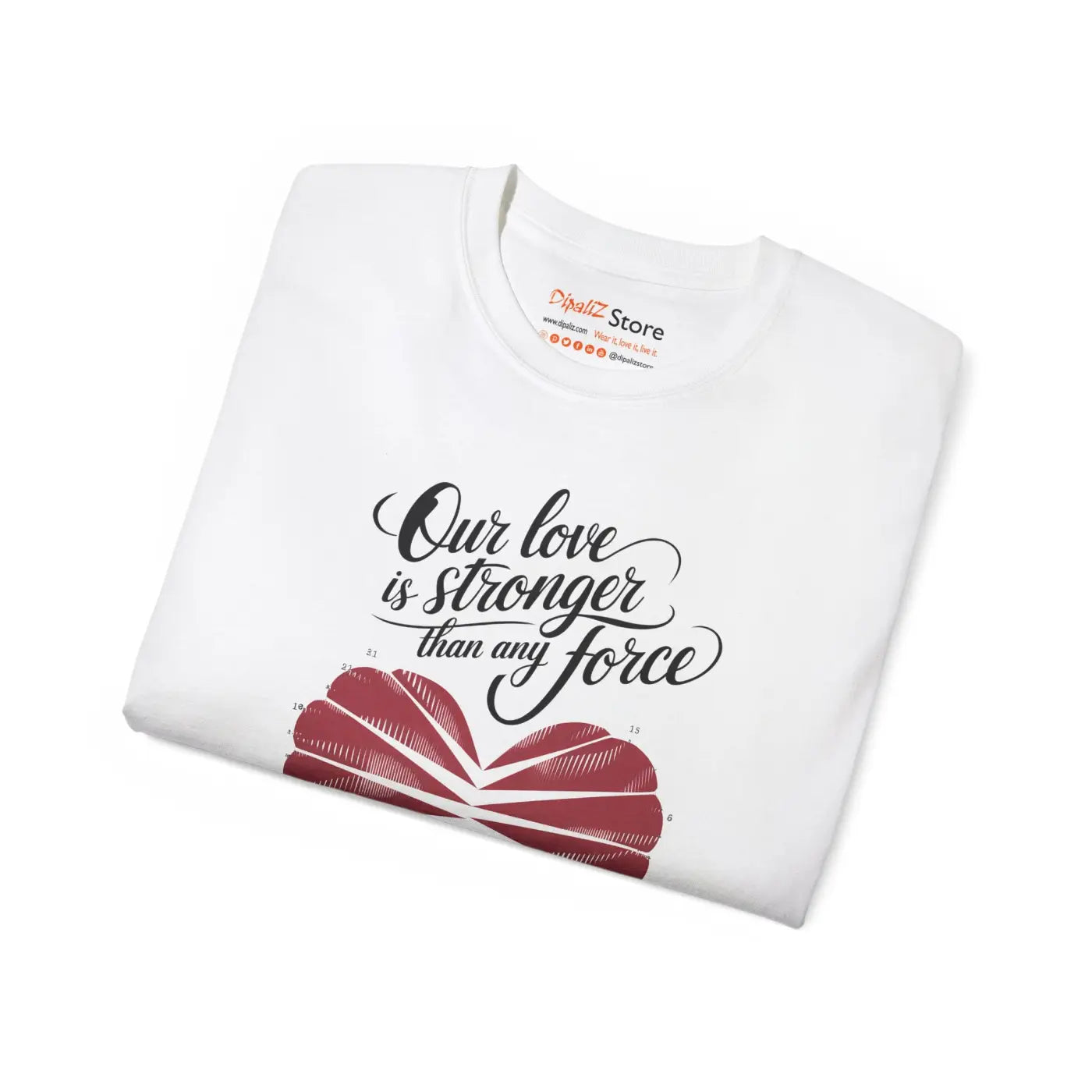 Unleash Love Ultra Cotton Tee Radiates Confidence - DipaliZ