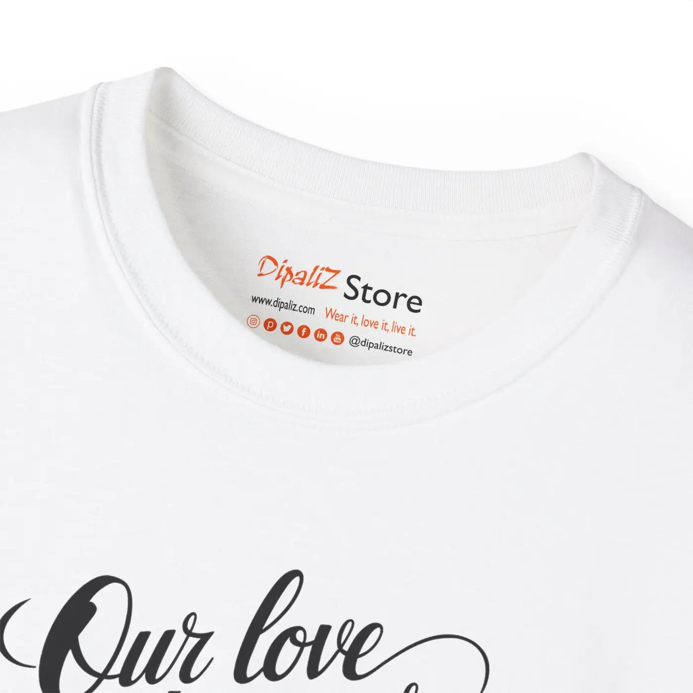 Unleash Love Ultra Cotton Tee Radiates Confidence - DipaliZ