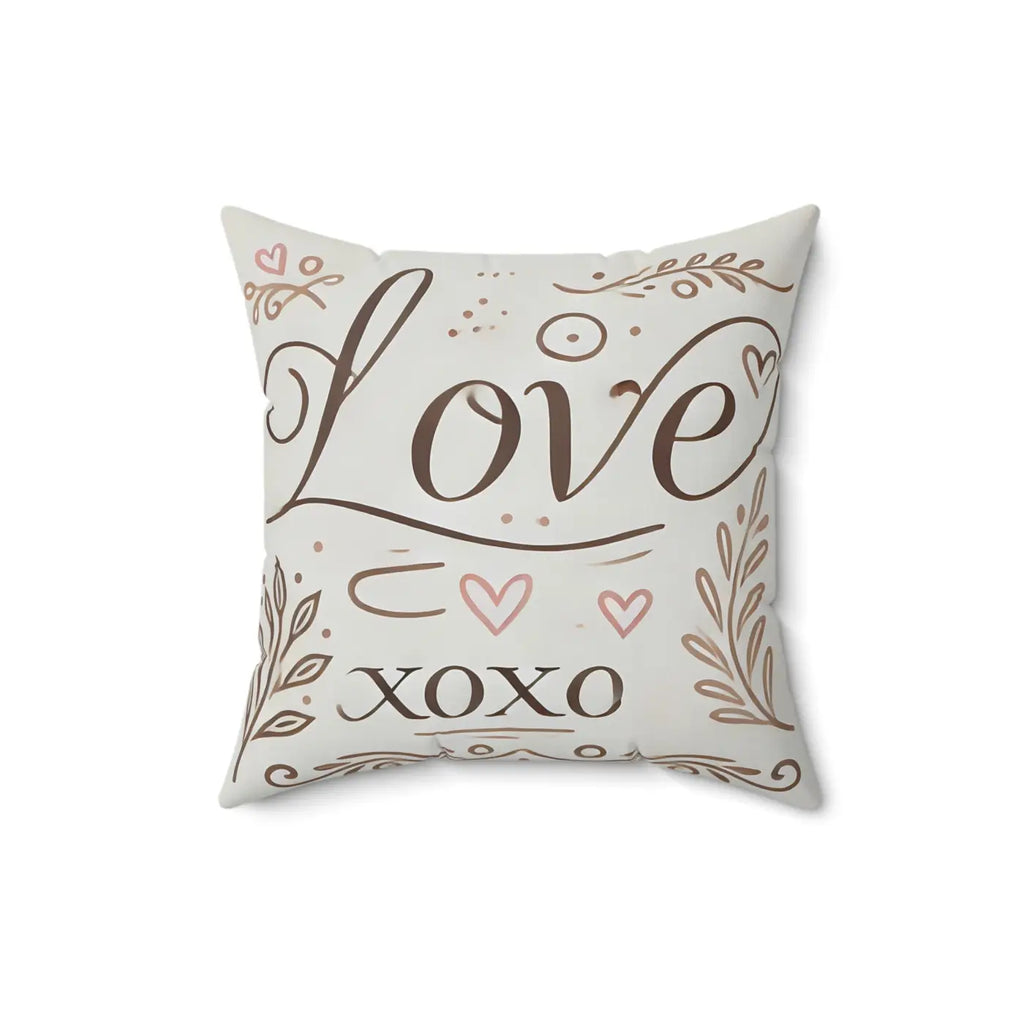 Love Xoxo Decorative Pillow - Cozy Home Decor Essential - DipaliZ