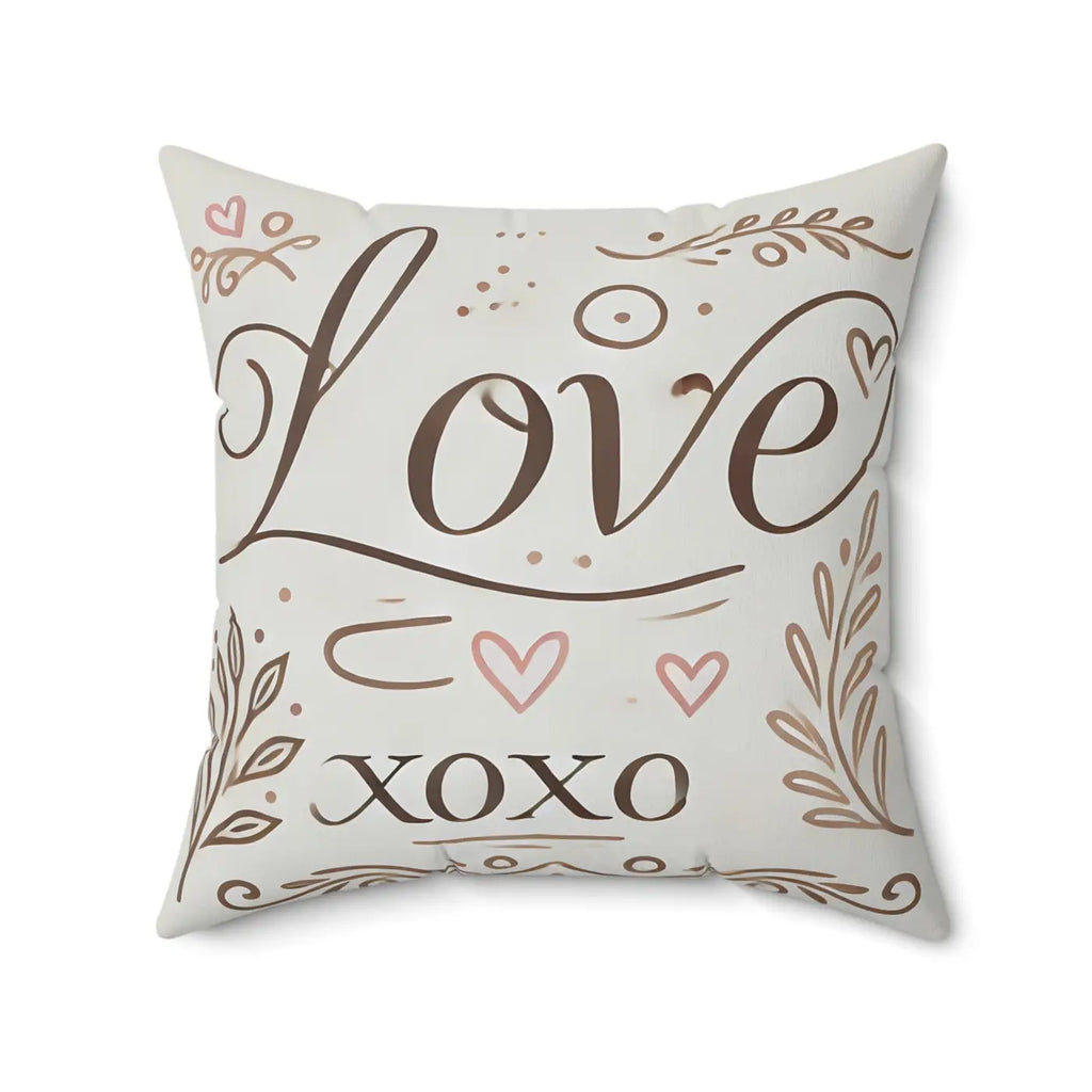 Love Xoxo Decorative Pillow - Cozy Home Decor Essential - DipaliZ