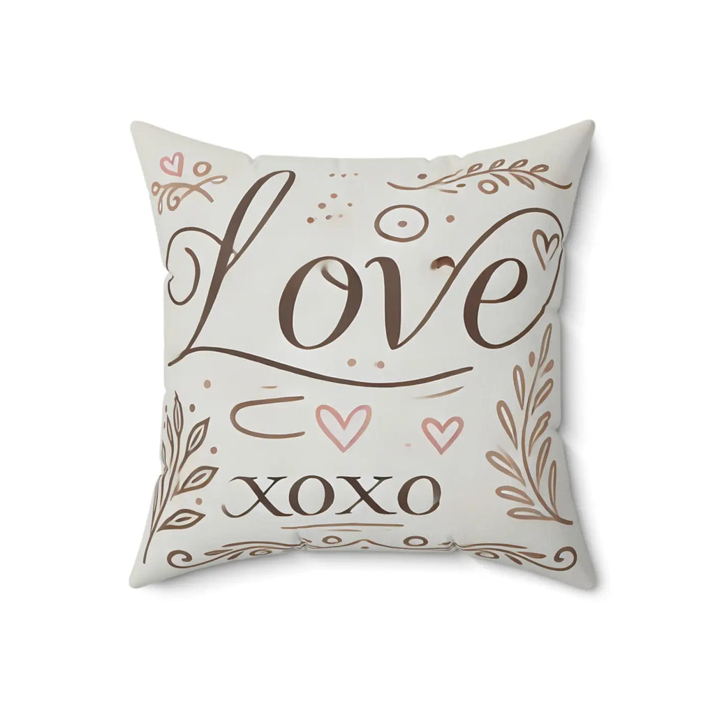 Love Xoxo Decorative Pillow - Cozy Home Decor Essential - DipaliZ