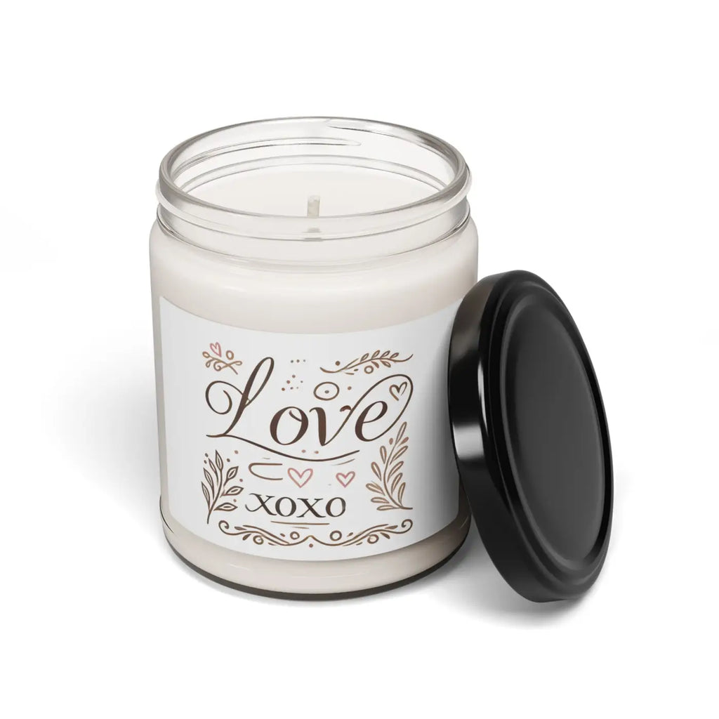 Love Xoxo Scented Soy Candle - Calming Home Retreat - DipaliZ