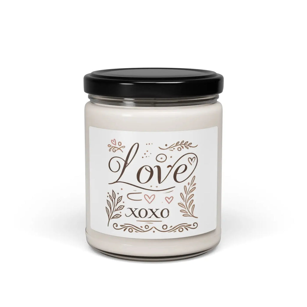 Love Xoxo Scented Soy Candle - Calming Home Retreat - DipaliZ