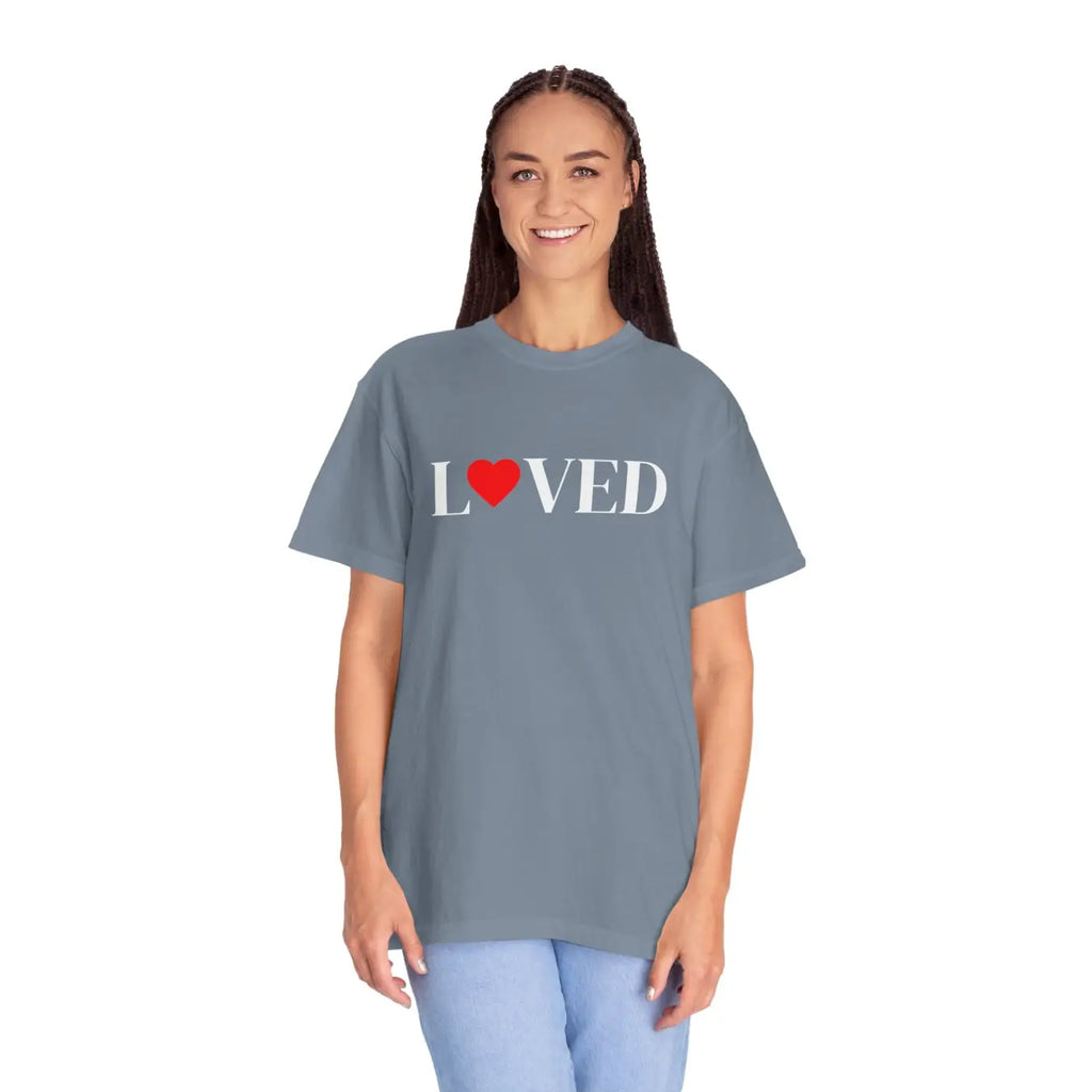 Loved Heart Graphic Tee - Affection Design - DipaliZ