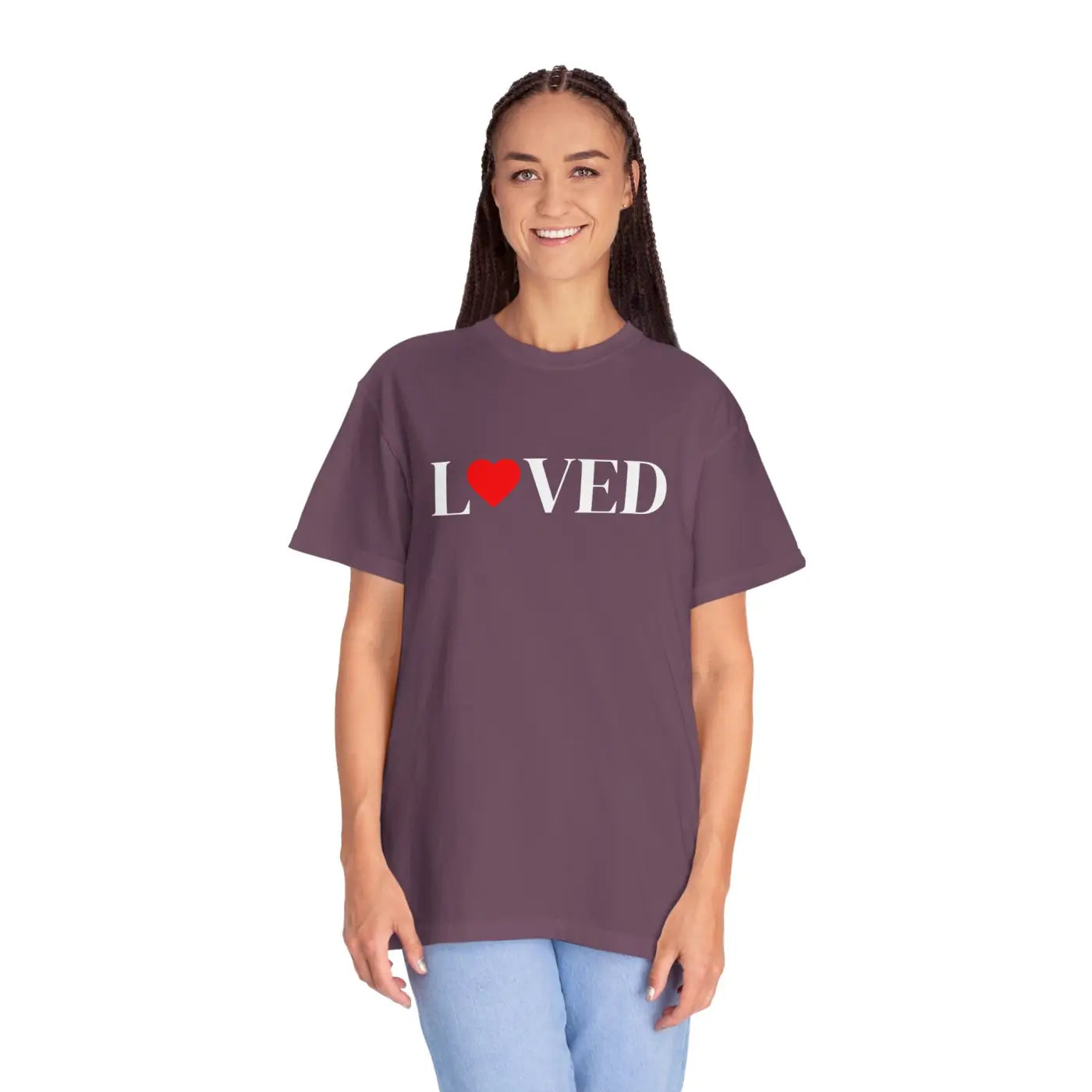 Loved Heart Graphic Tee - Affection Design - DipaliZ