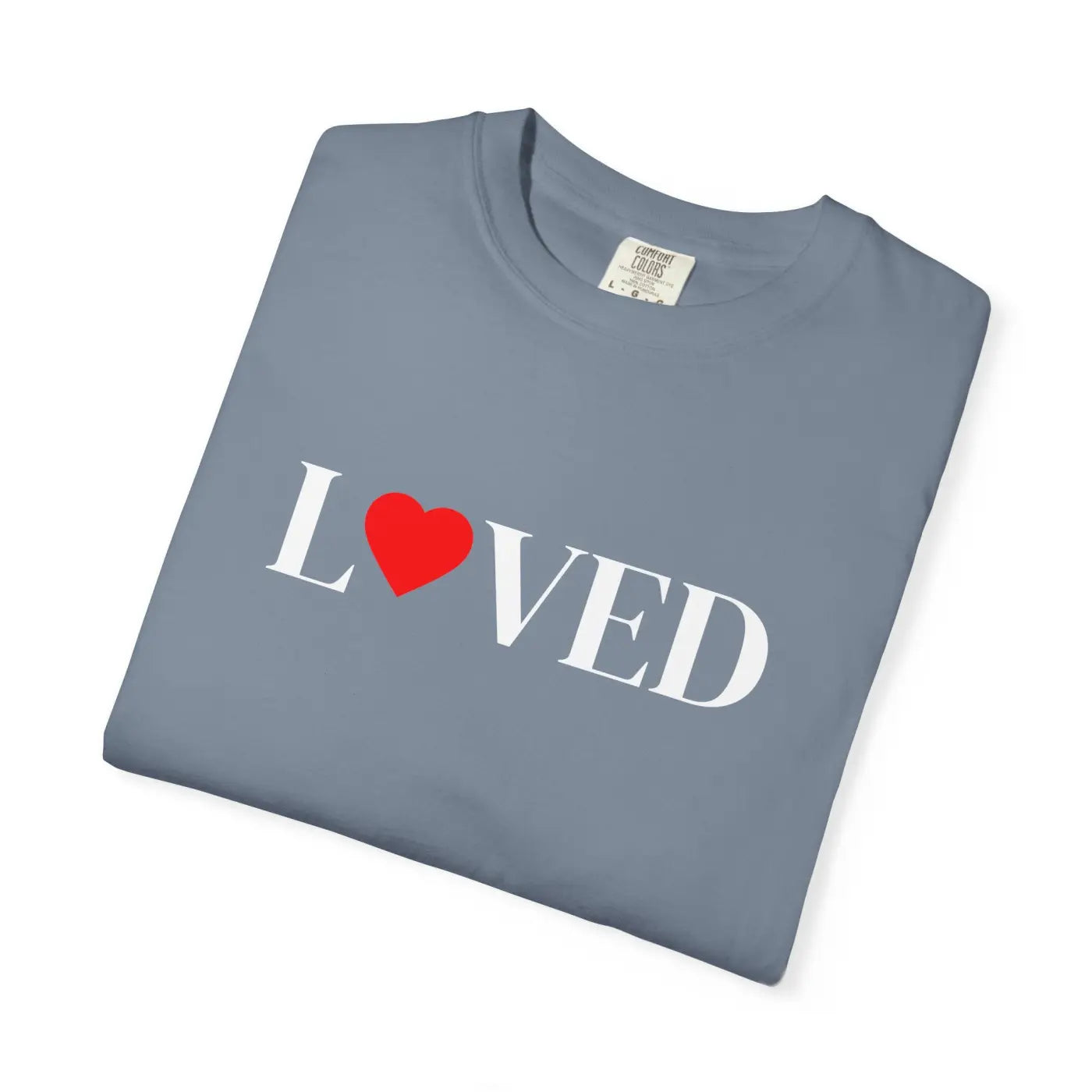 Loved Heart Graphic Tee - Affection Design - DipaliZ