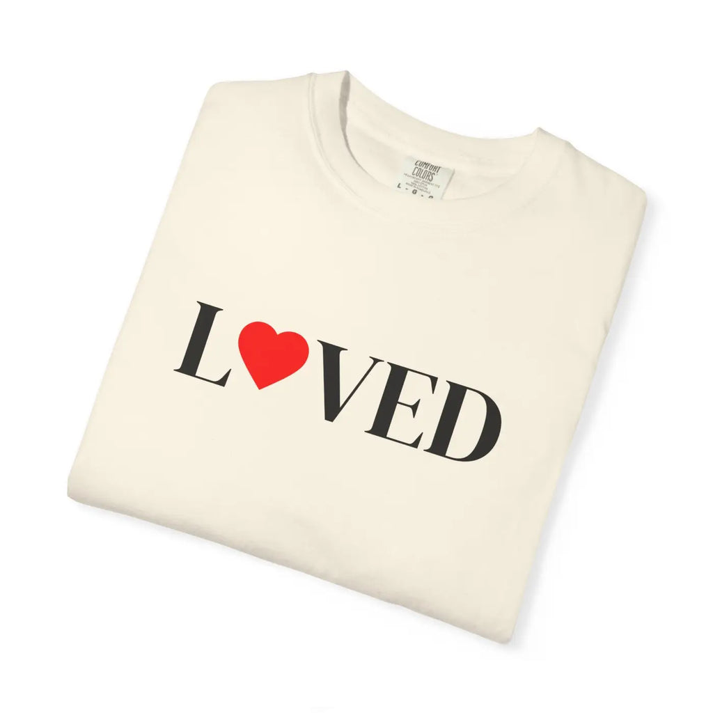 Loved Heart Graphic Tee - Affection Design - DipaliZ