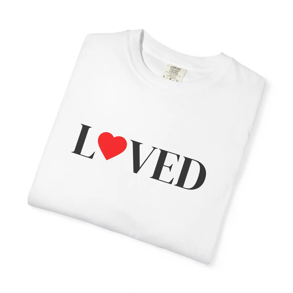 Loved Heart Graphic Tee - Affection Design - DipaliZ