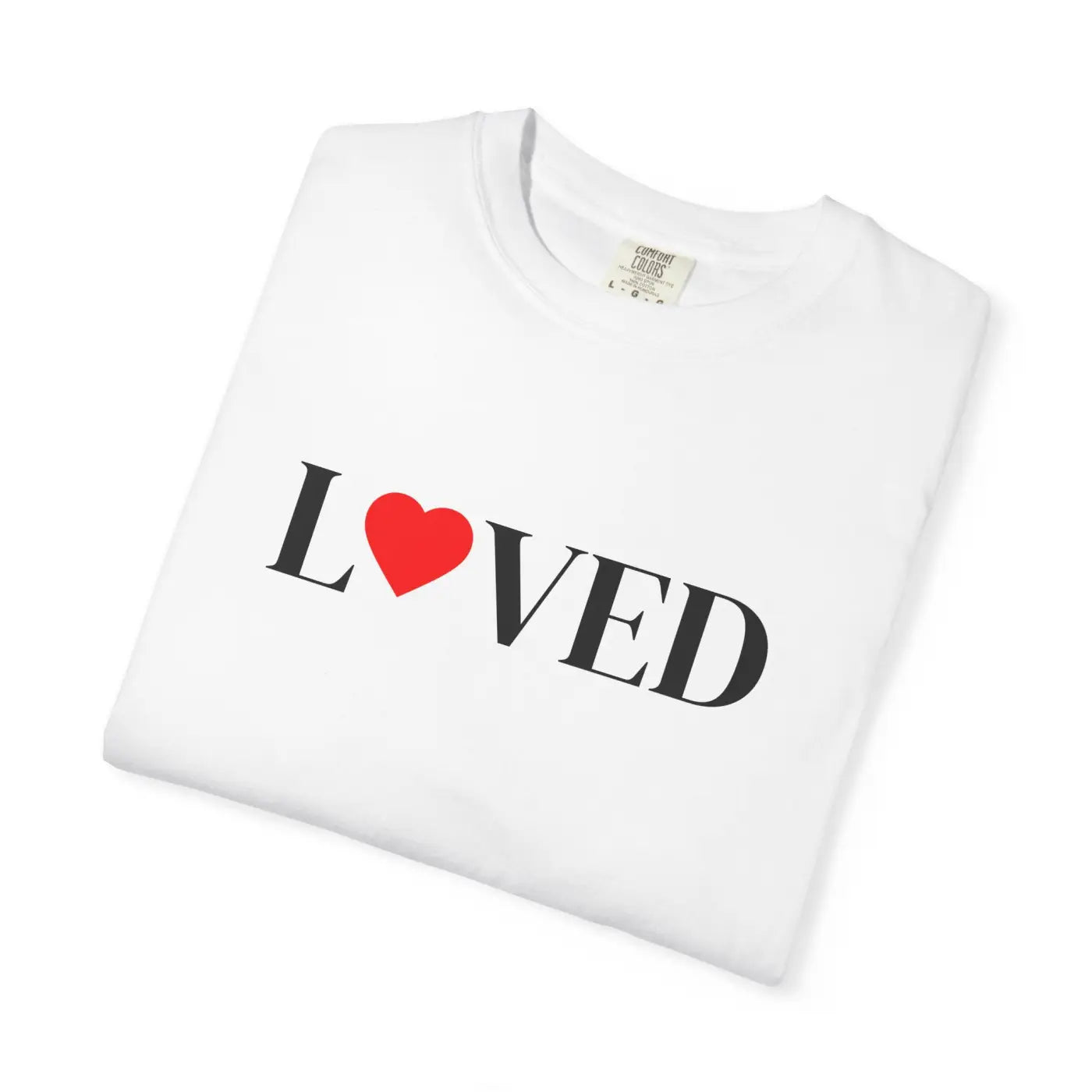 Loved Heart Graphic Tee - Affection Design - DipaliZ