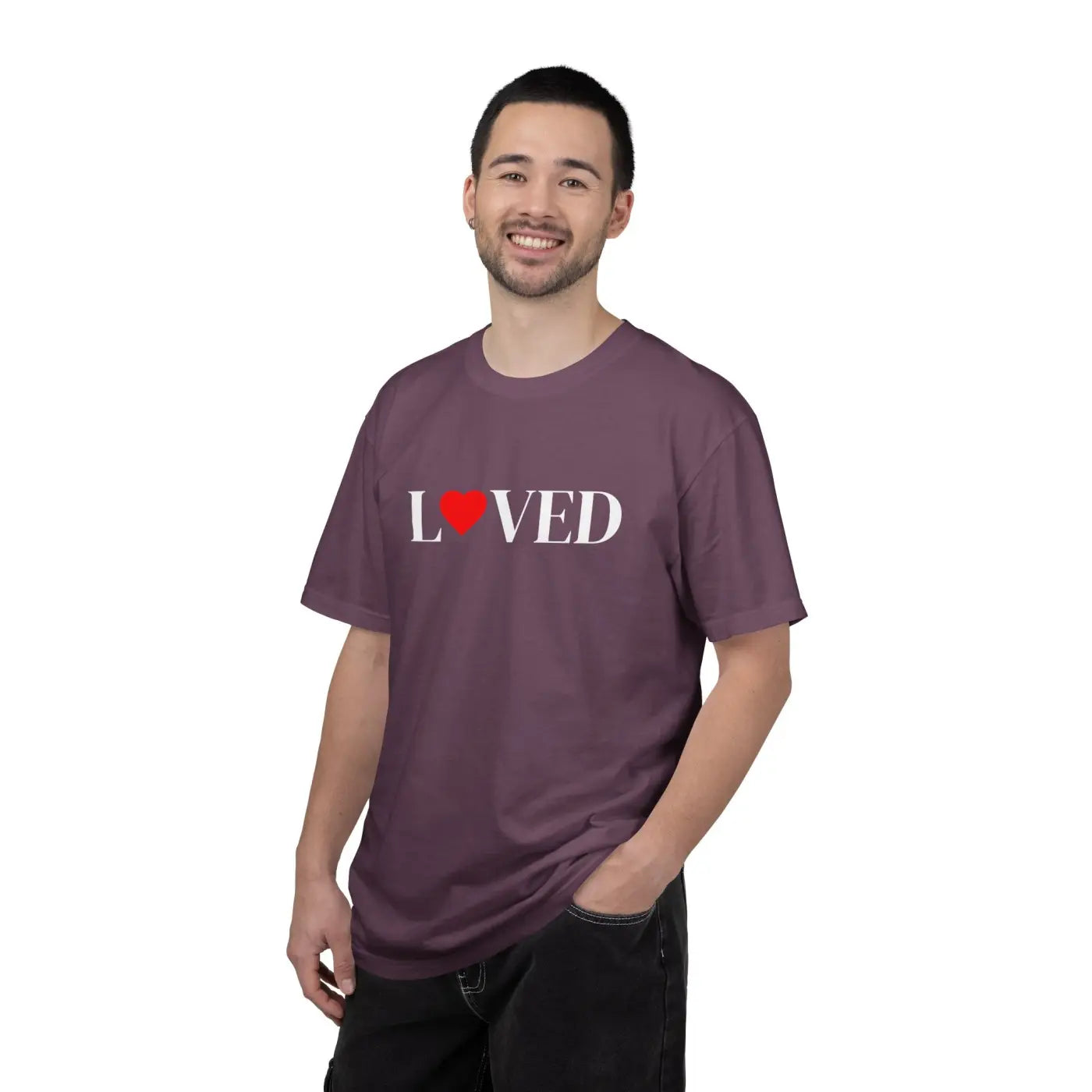 Loved Heart Graphic Tee - Affection Design - DipaliZ