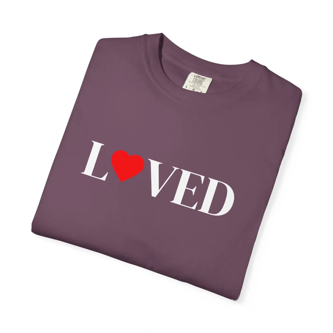 Loved Heart Graphic Tee - Affection Design - DipaliZ