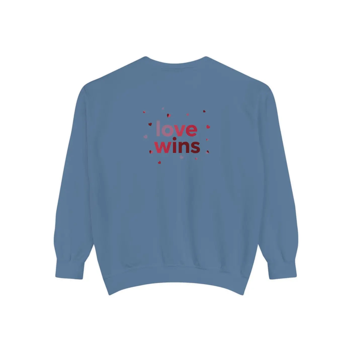 Love Wins Sweatshirt - Cozy White Crewneck - DipaliZ