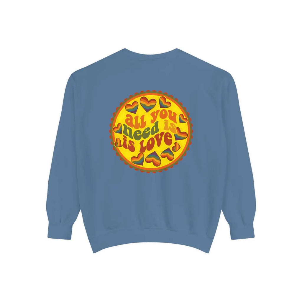 Lover Heart Sweatshirt - Retro 70s Vibes - DipaliZ